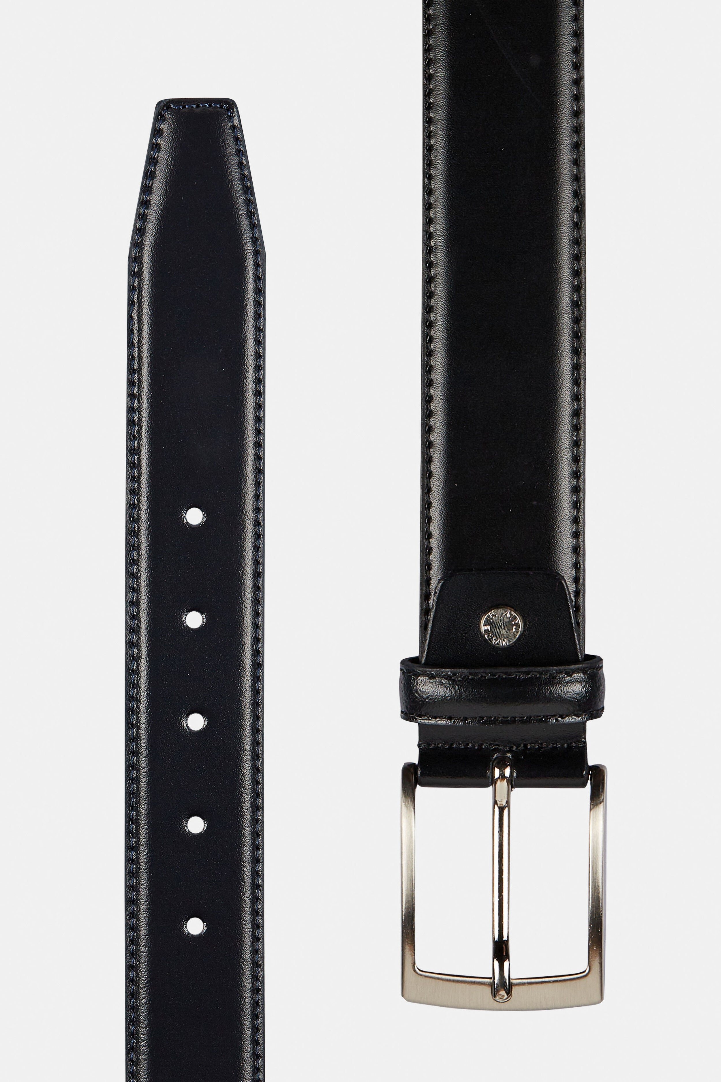 Ceinture en cuir pour hommes - NOIR