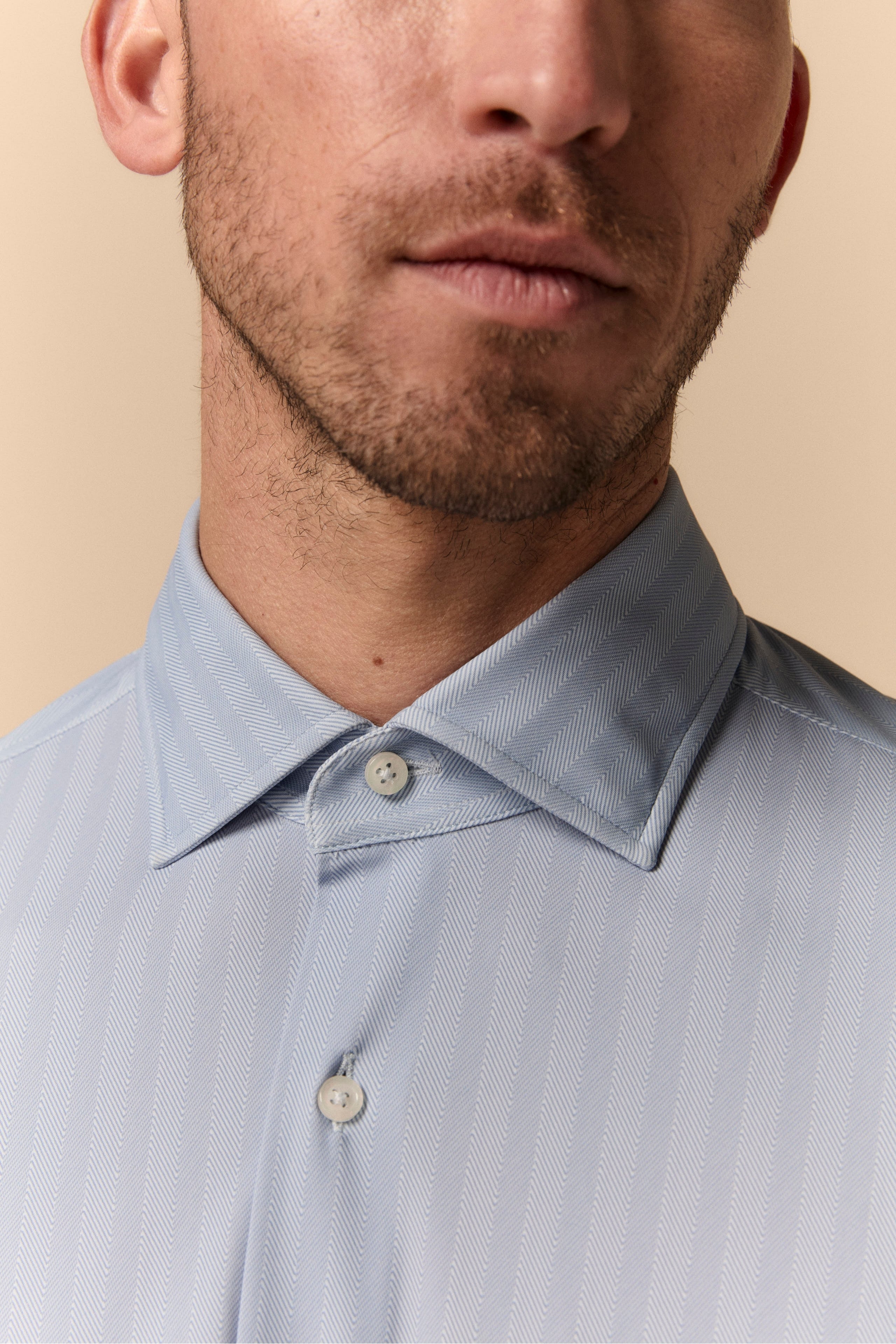 Patterned Slim Fit Shirt in Jersey - -