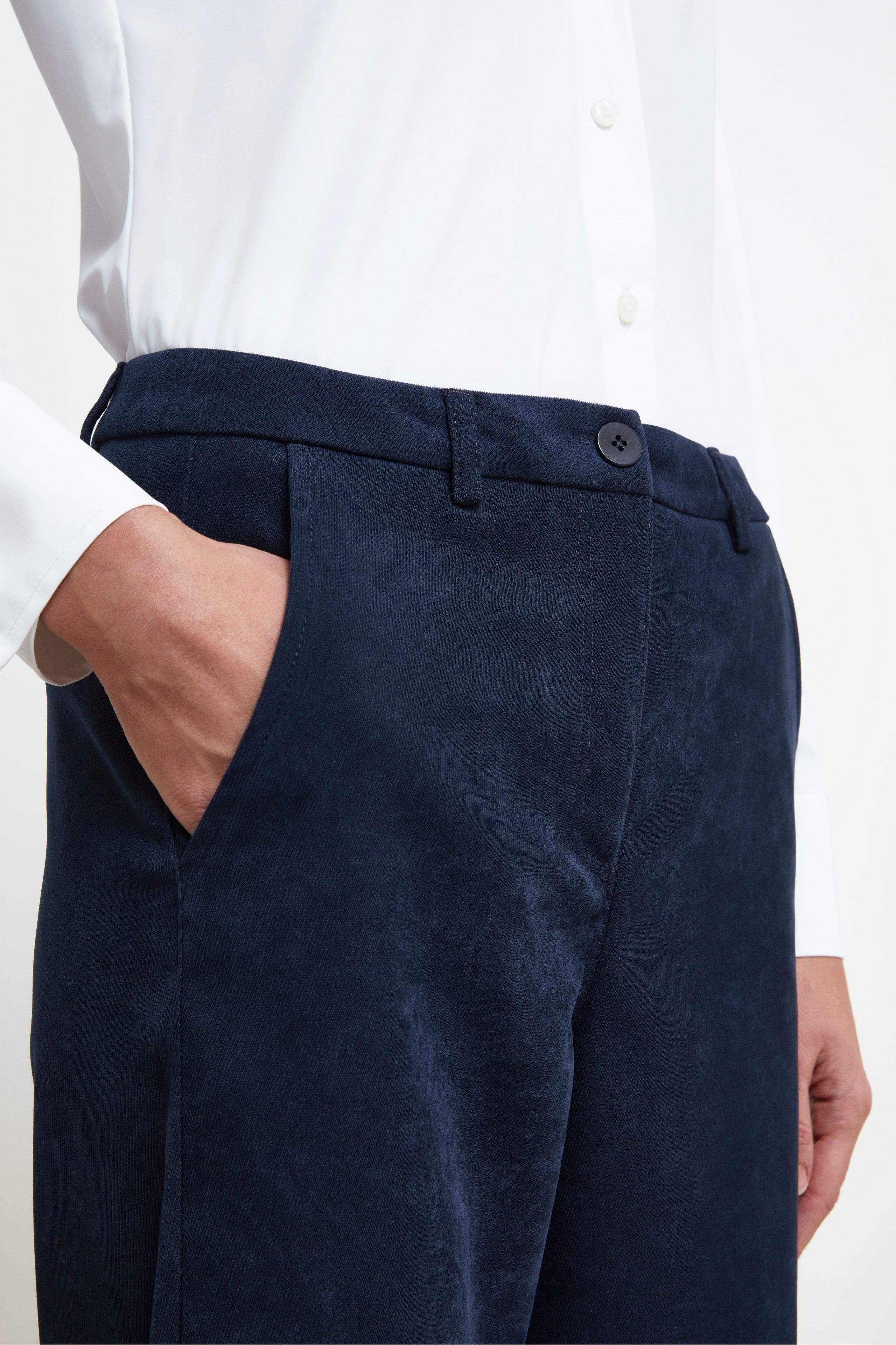 Pantalon Large Femme - BLEU