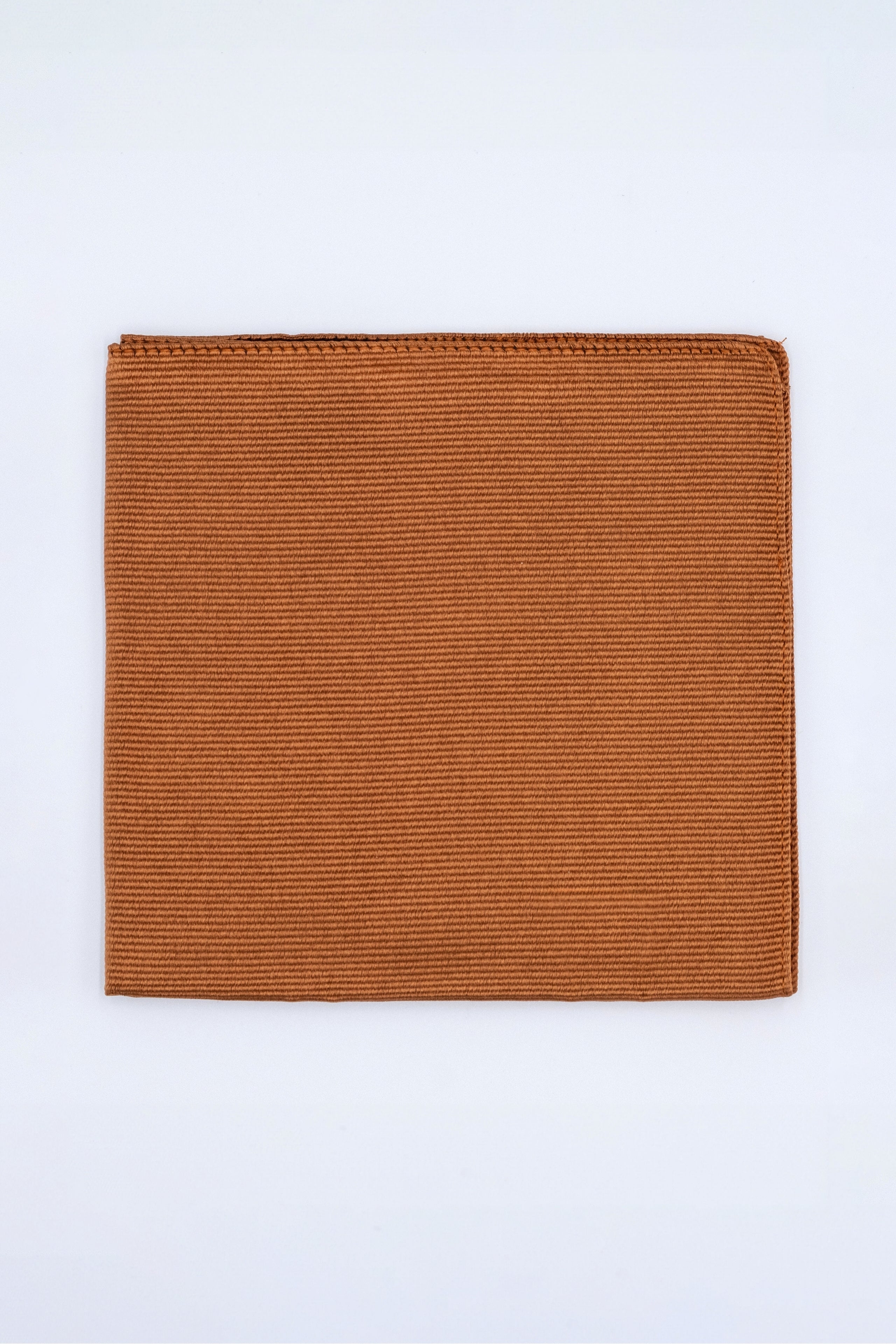 Elegant Silk Clutch - Burnt brown