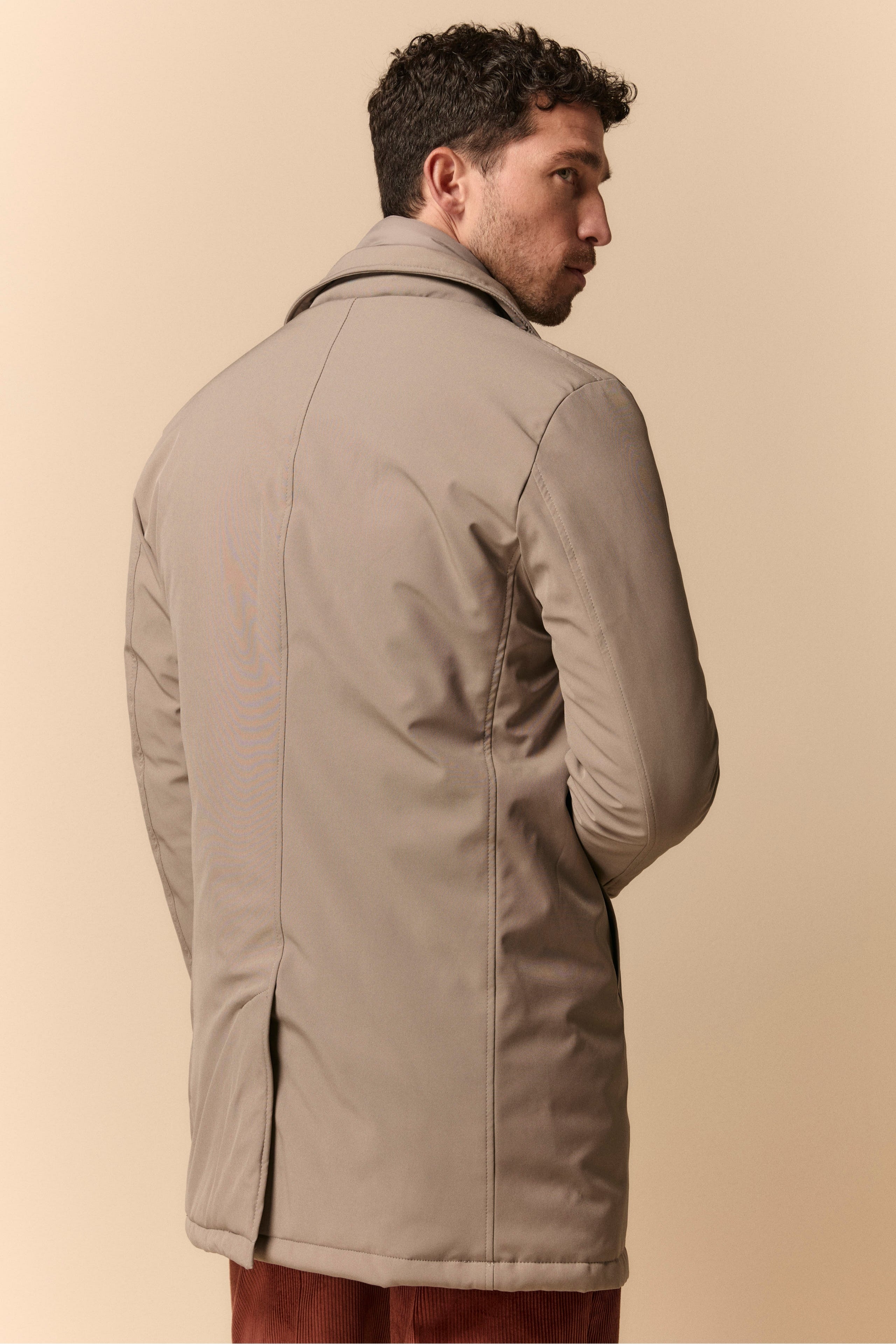 Winter Raincoat with Removable Bodywarmer - GREY