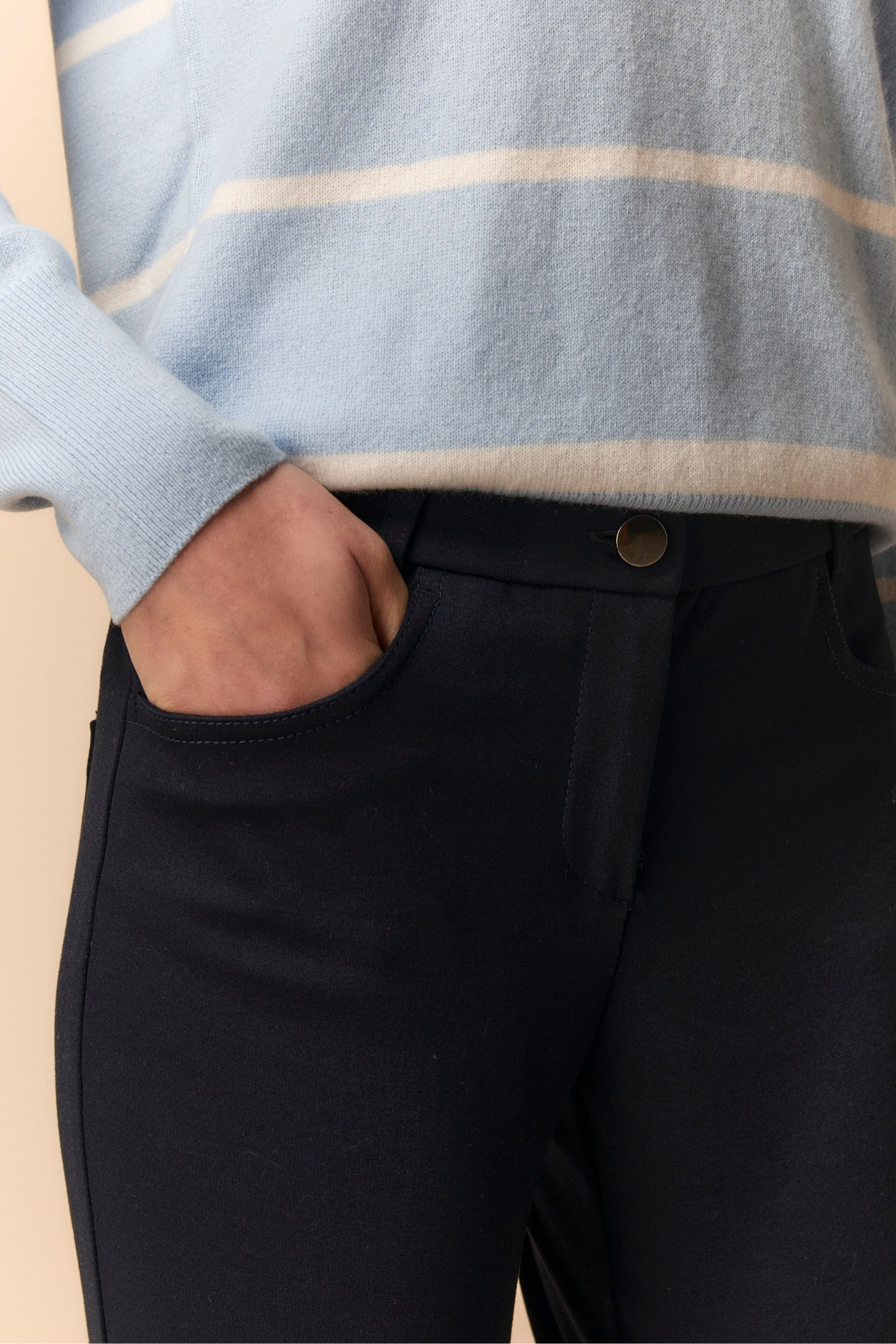 Pantalon à cinq poches - BLEU