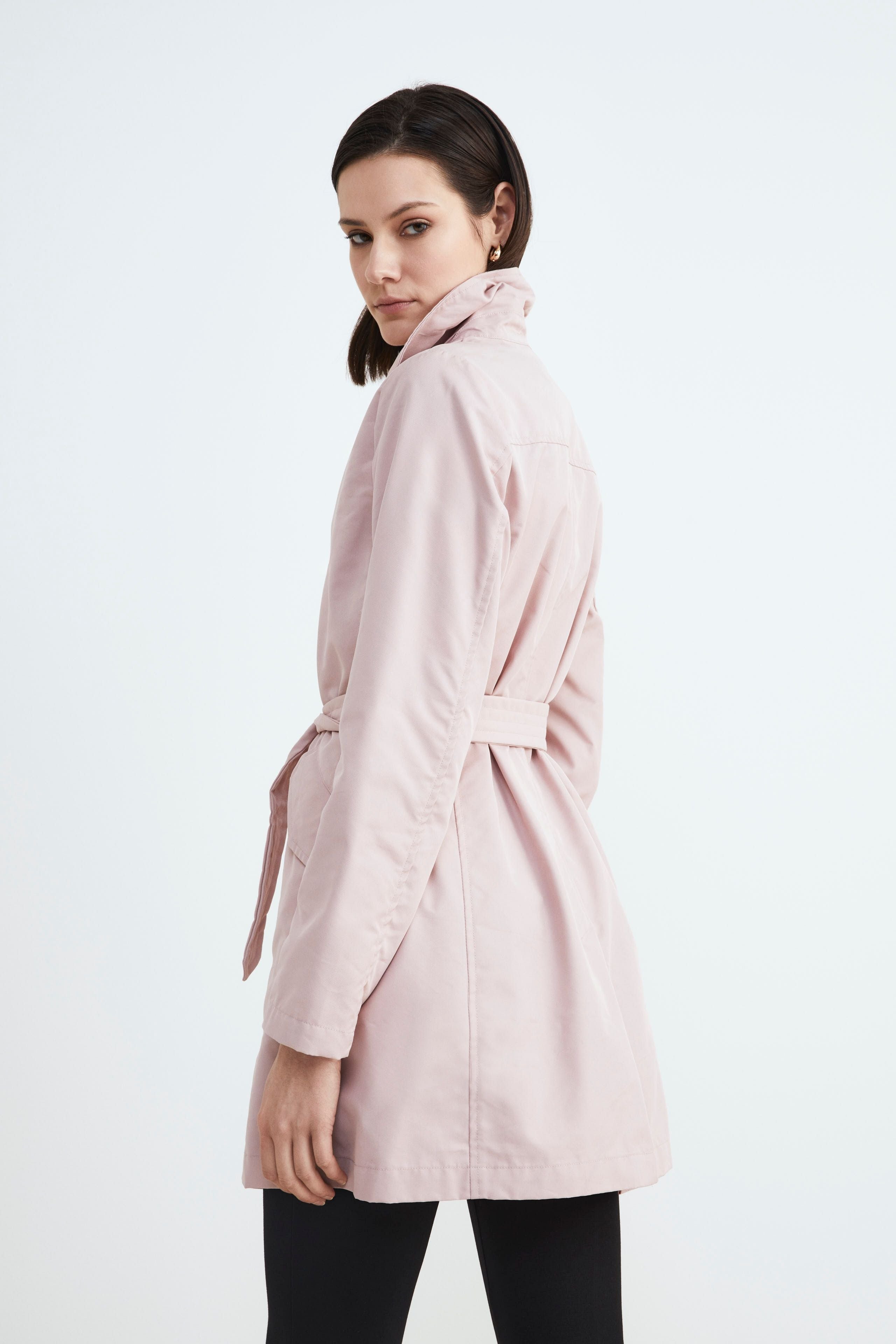 Eleganter Trenchcoat für Frauen - PINKE