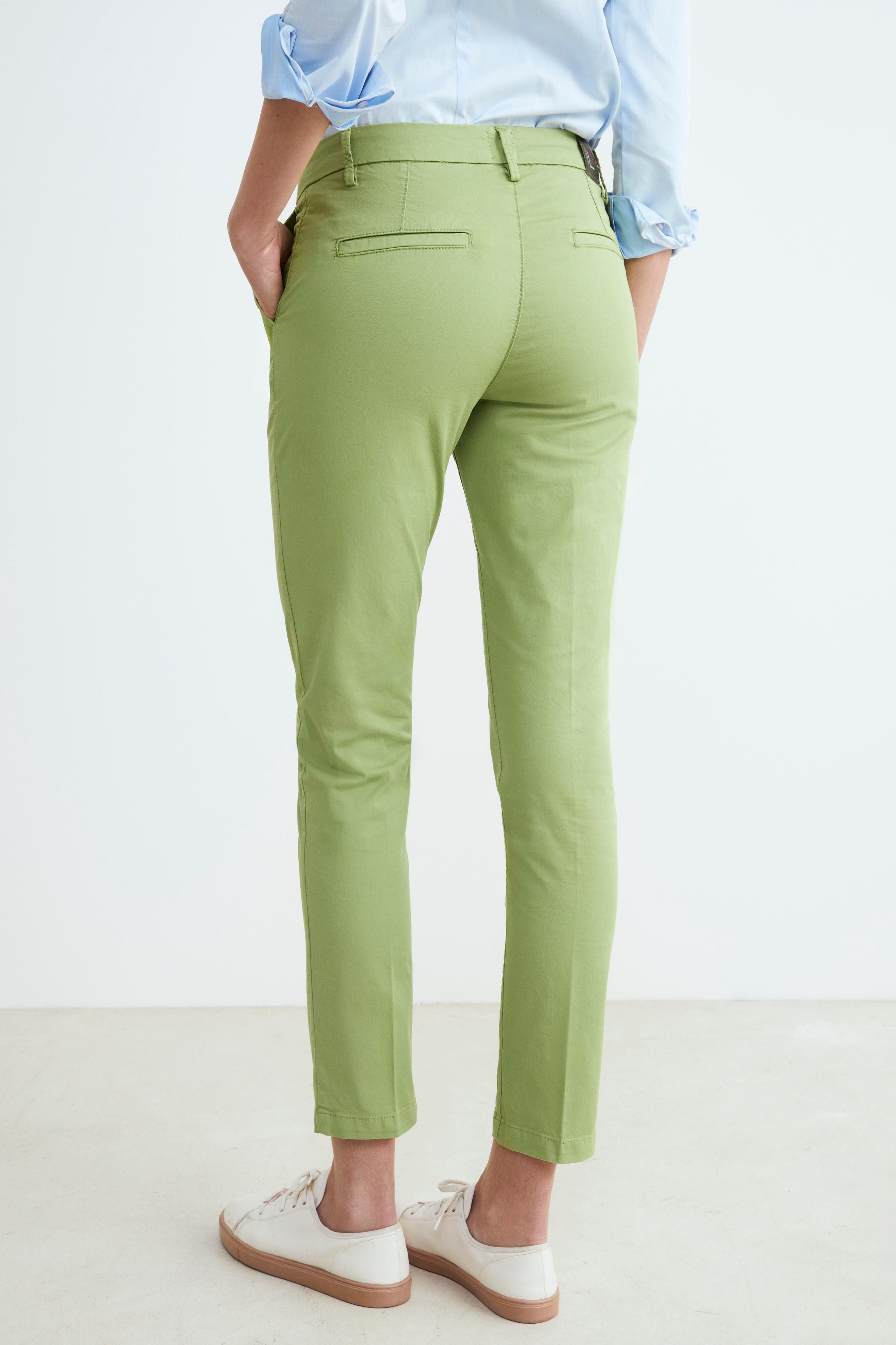 Pantalon chino - VERT NEON