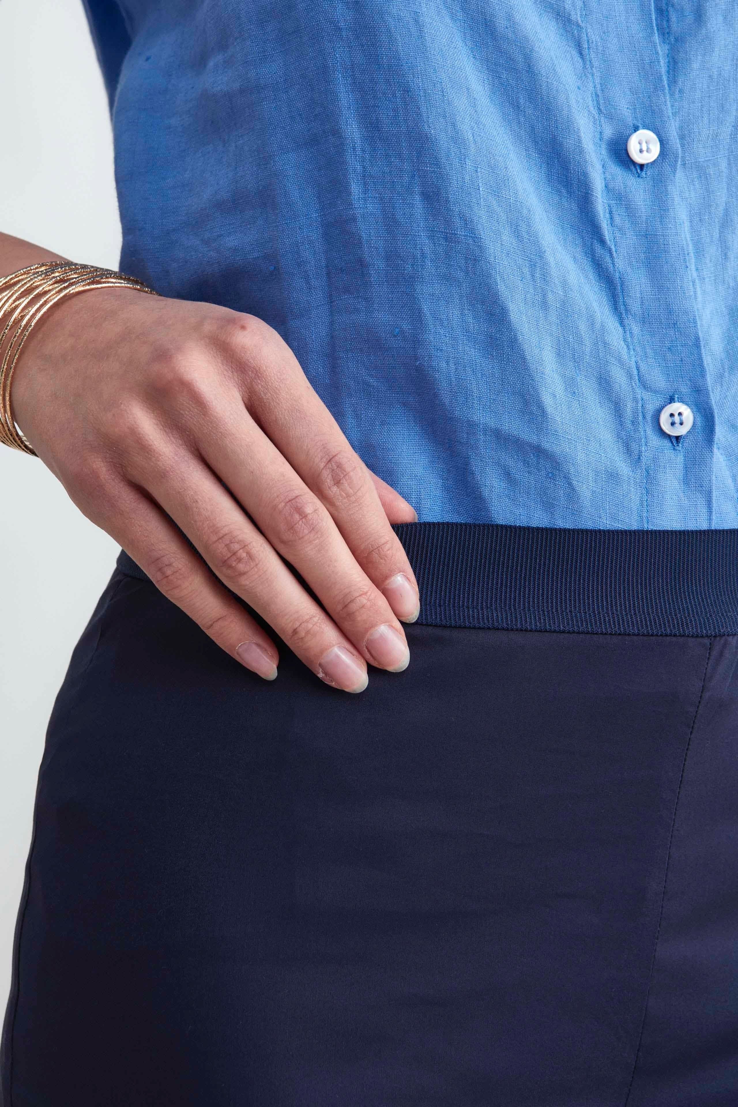 Capri trousers - BLUE