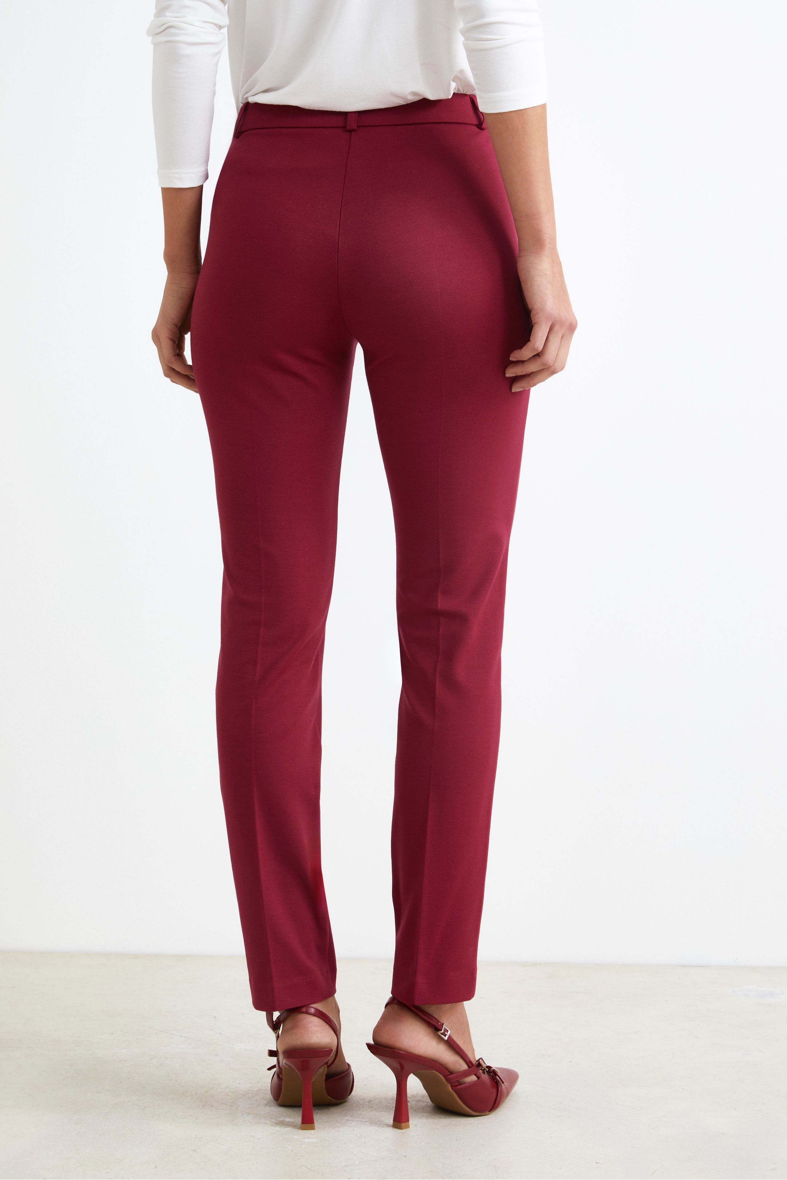 Cigarette trousers - RED