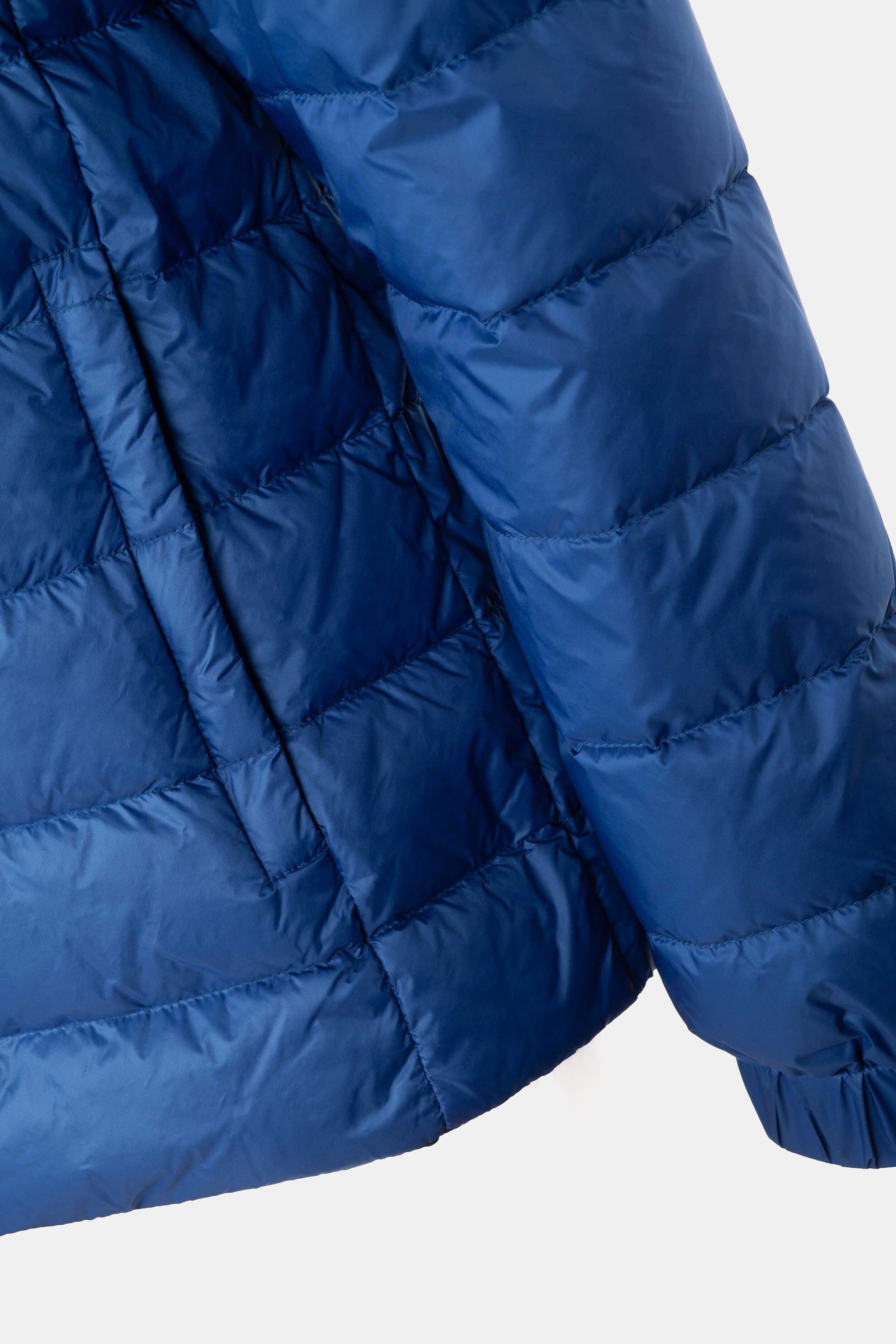 Lightweight men’s down jacket with hood - BLUETTE