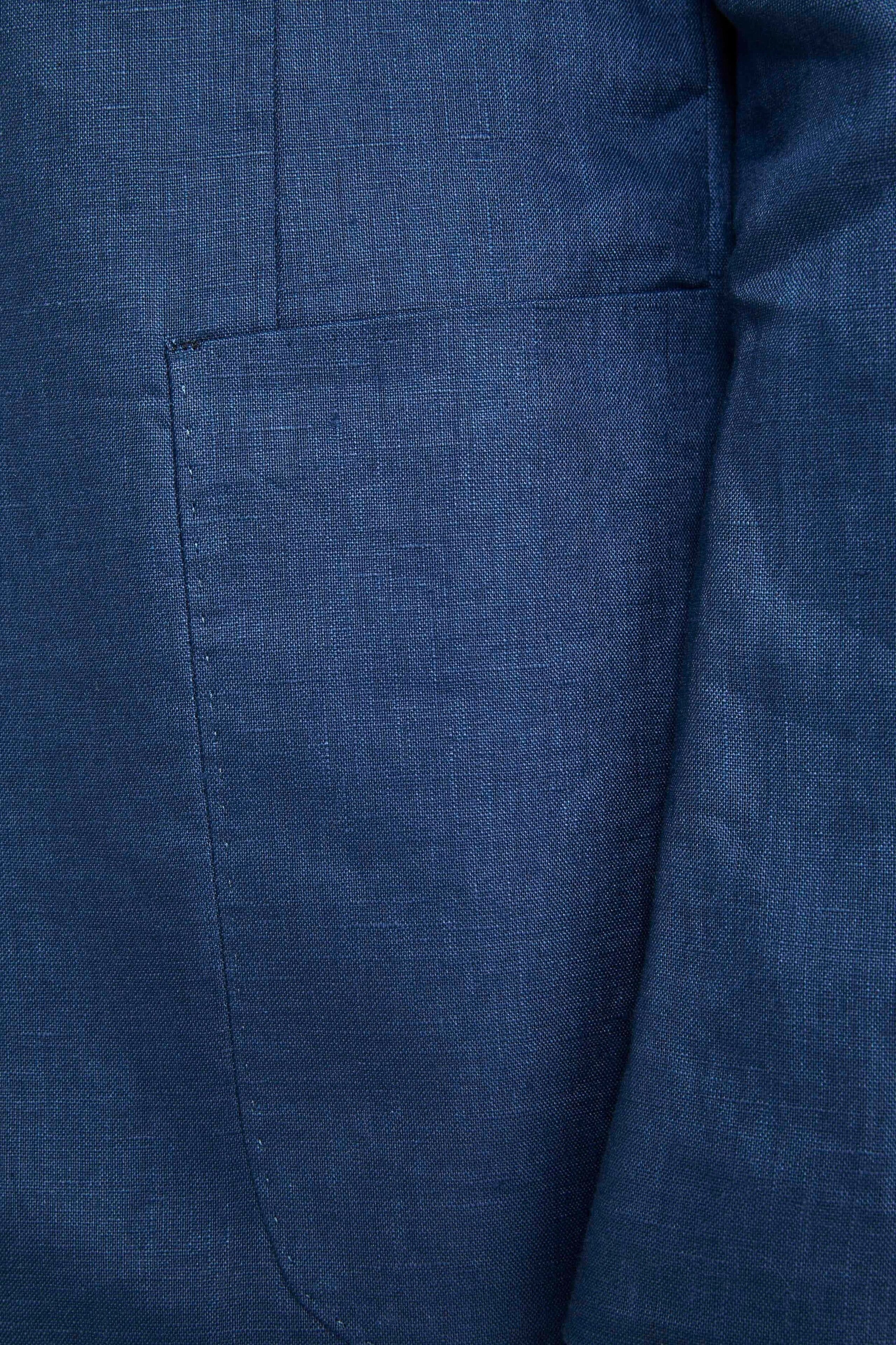 Elegant Linen Suit - DENIM