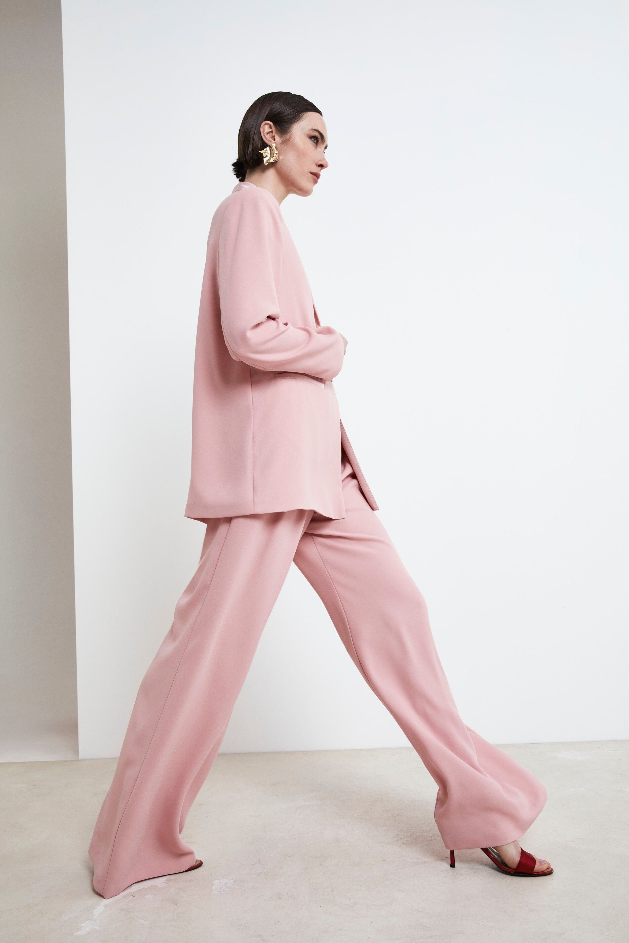 Elegante weite Hose - PINKE