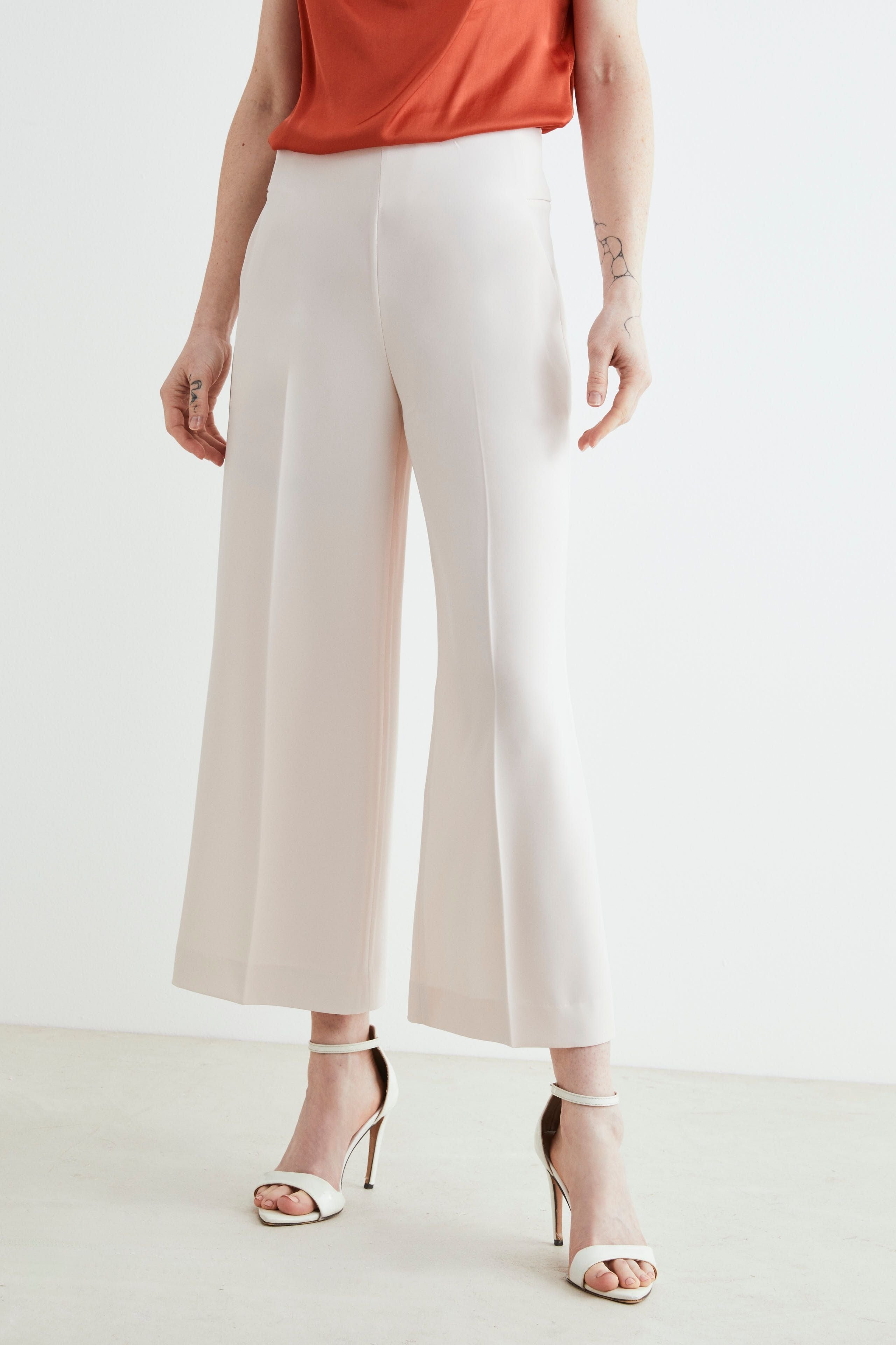 Pantalon culotte - Ivoire