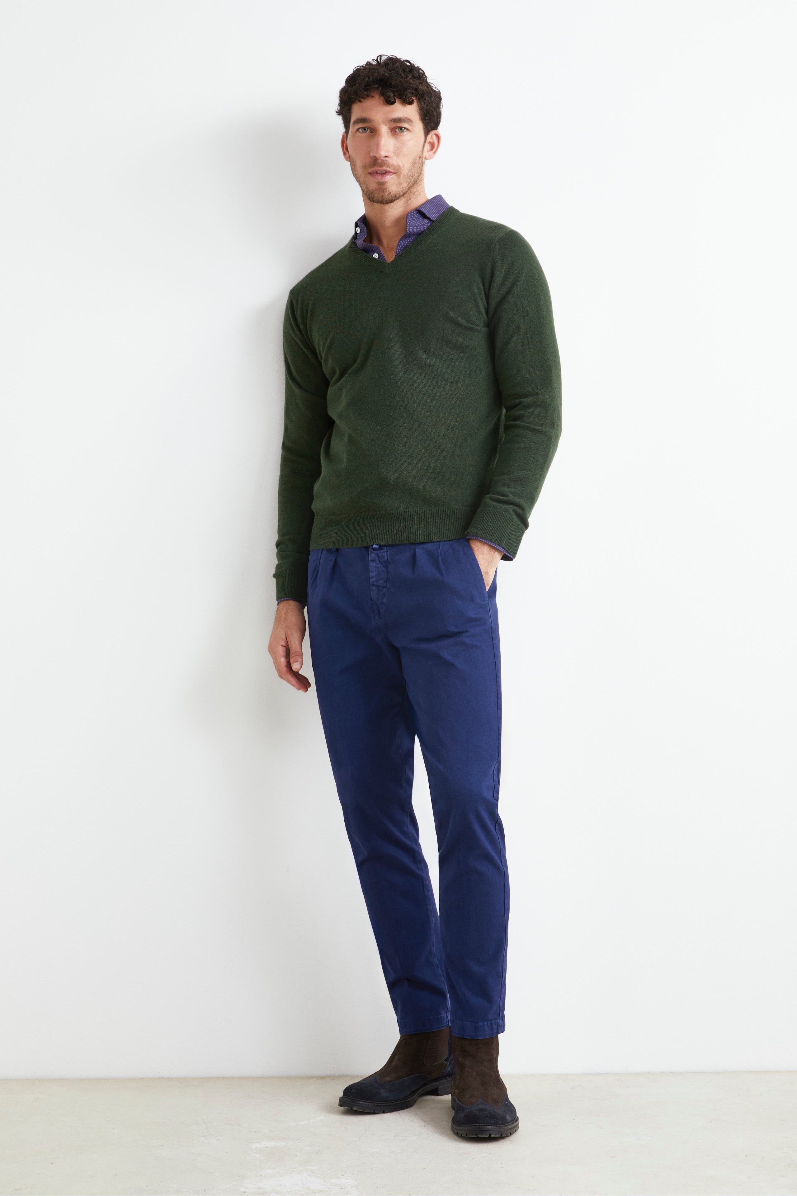 Pantalon Stretch Slim Fit - BLEU