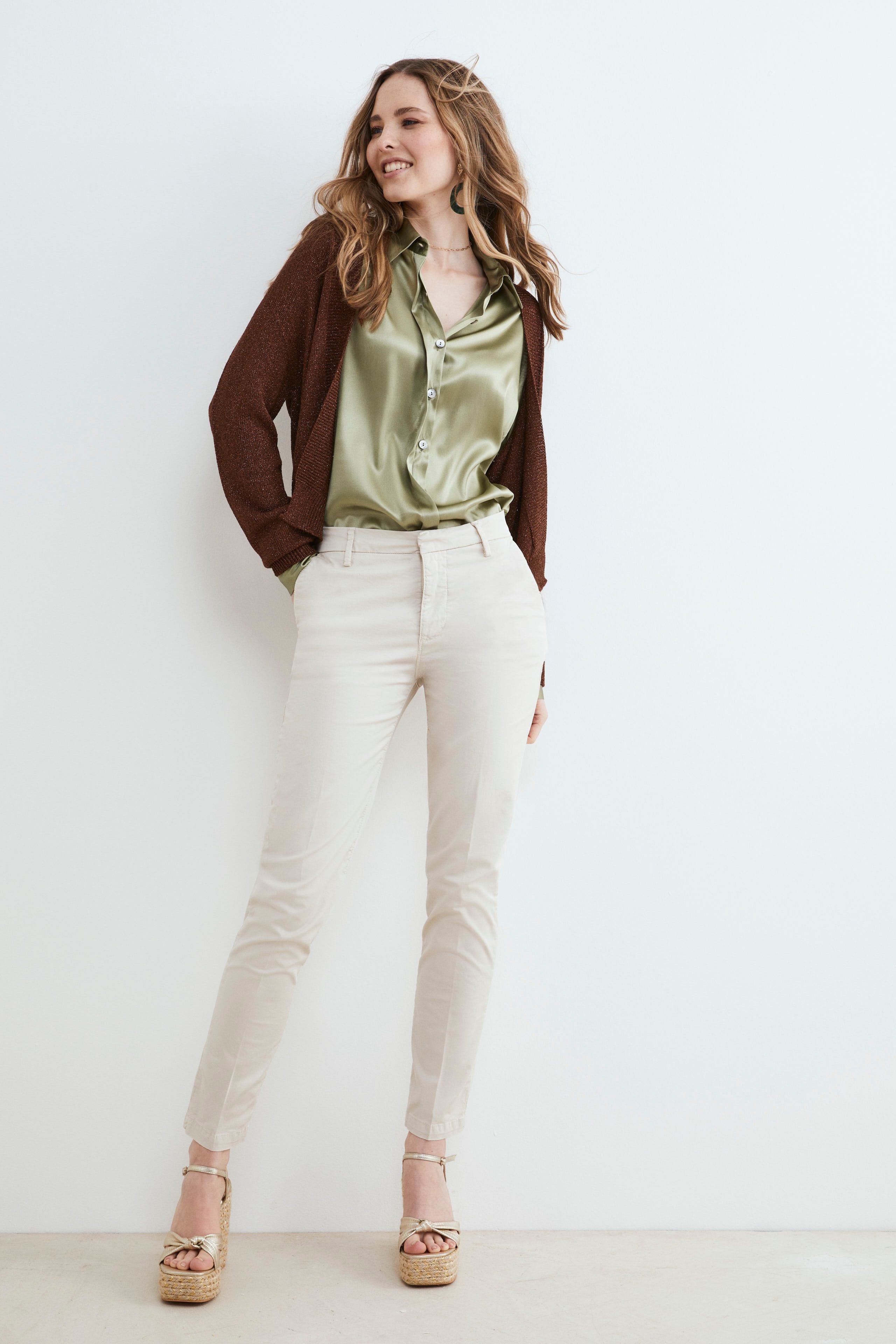 Pantalon chino - BEIGE