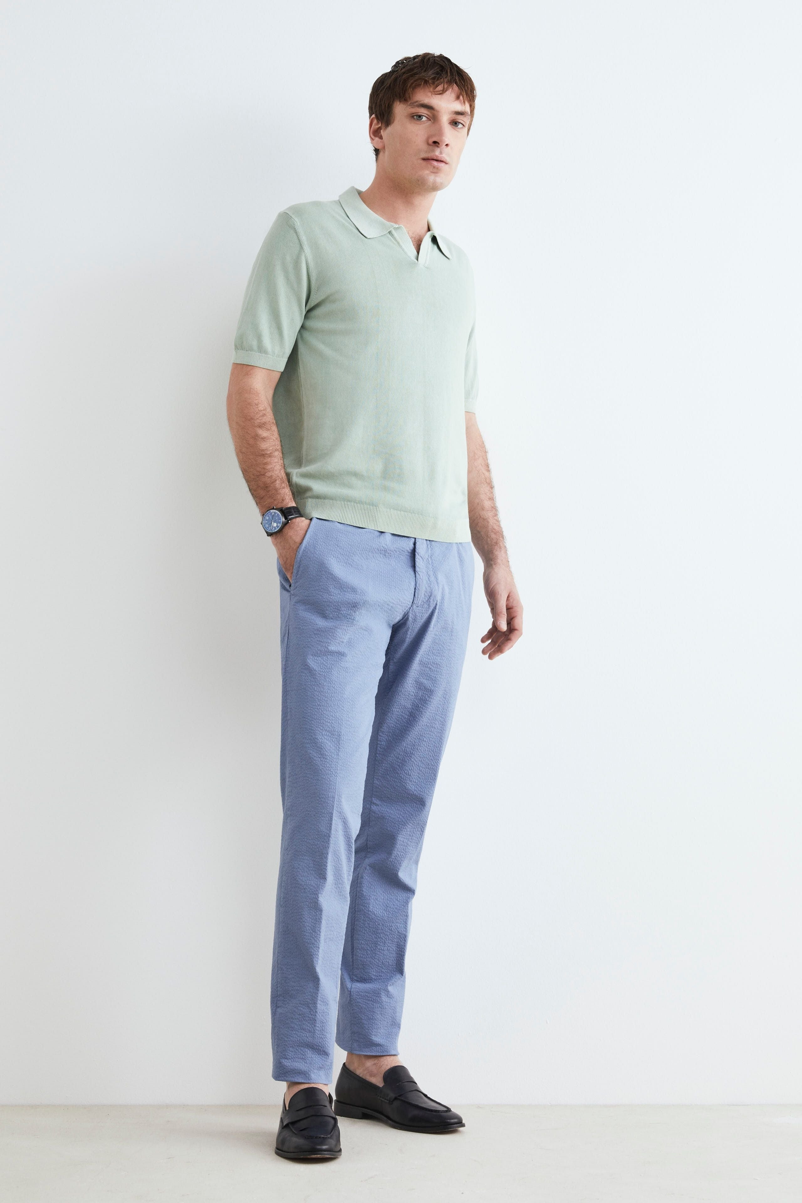 Pantalon chino pour hommes - Air force blue