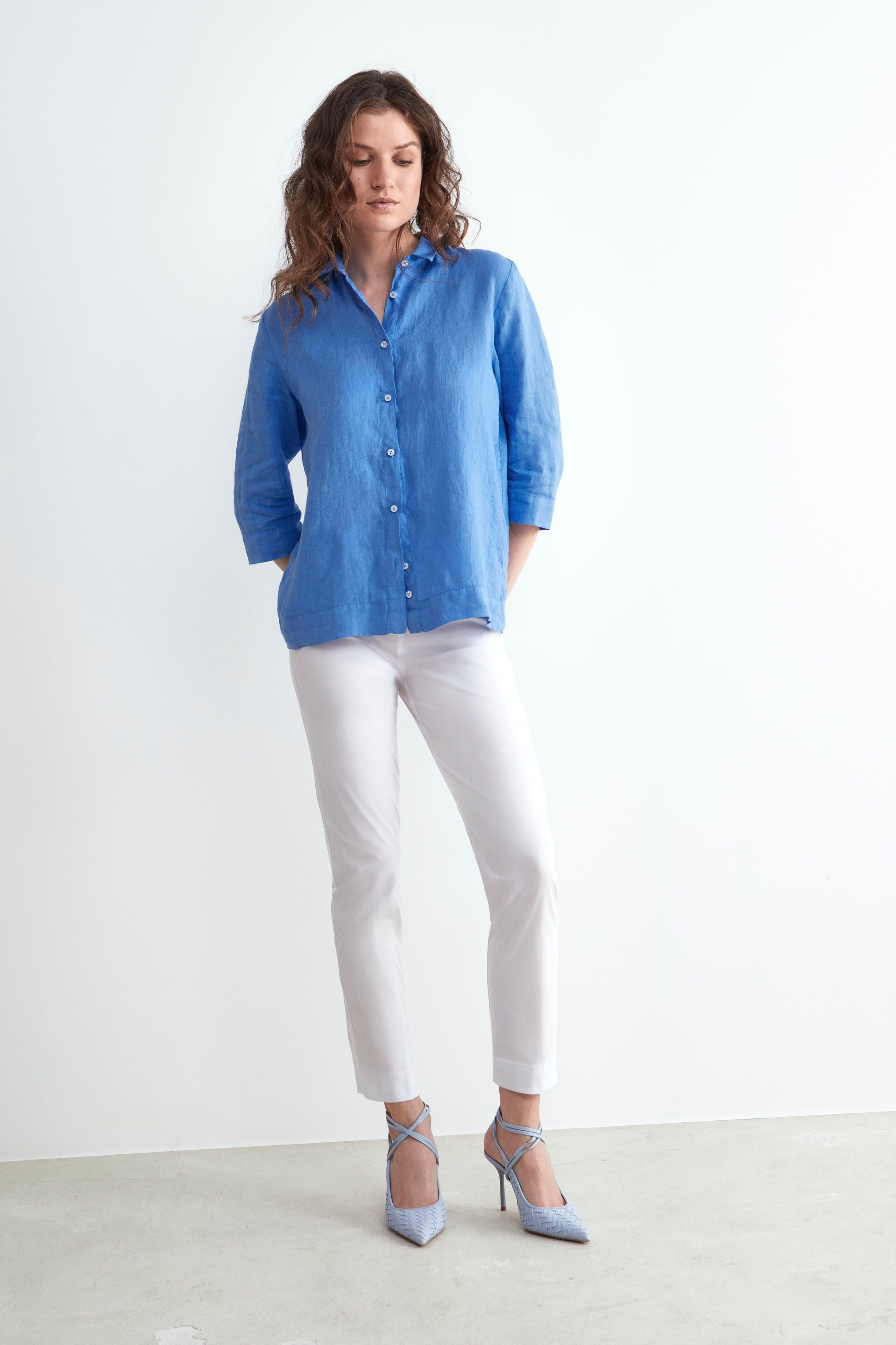 Pantalon Capri - BLANC