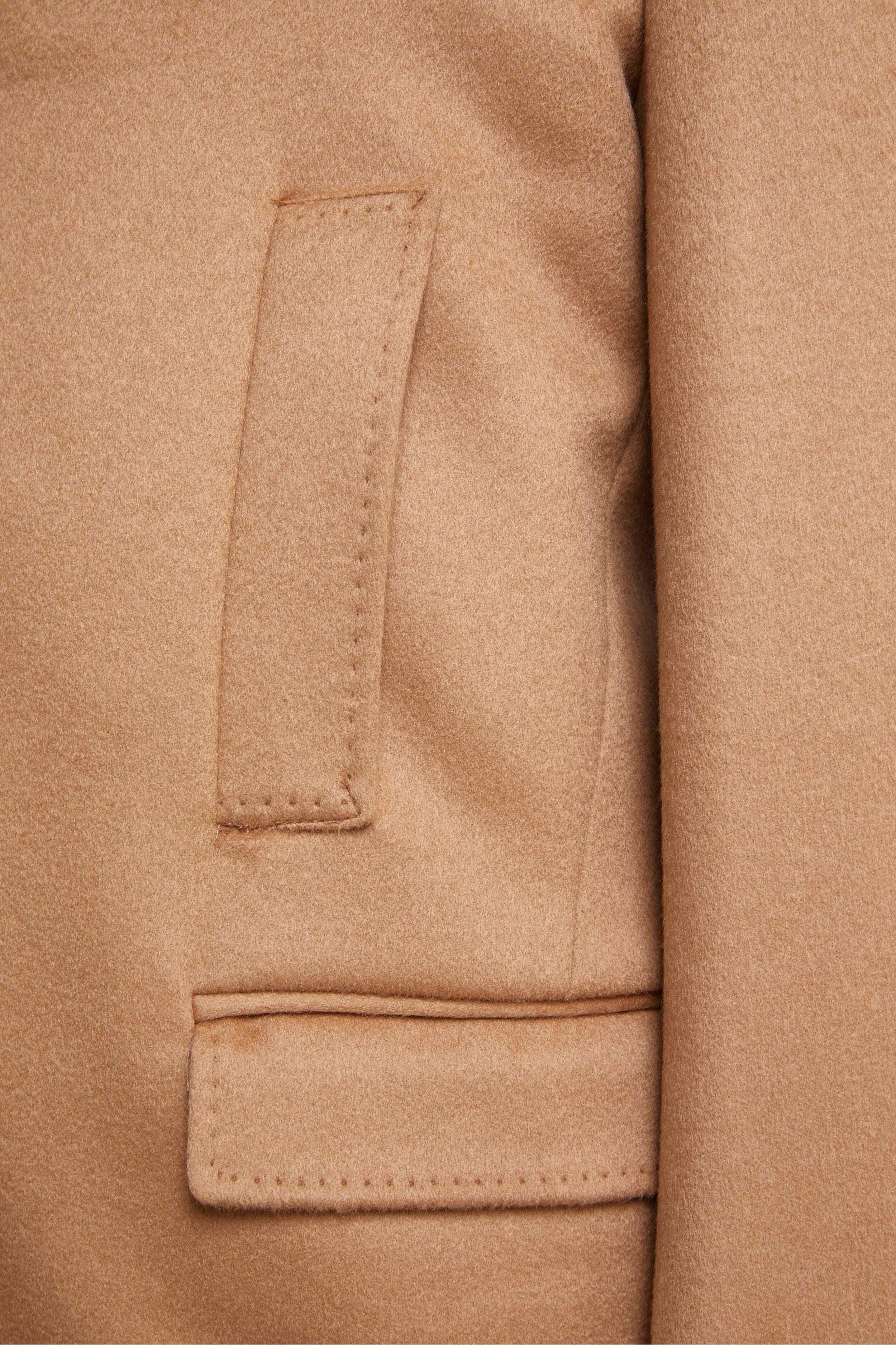 Short Coat in Wool and Cashmere - CAMMELLO