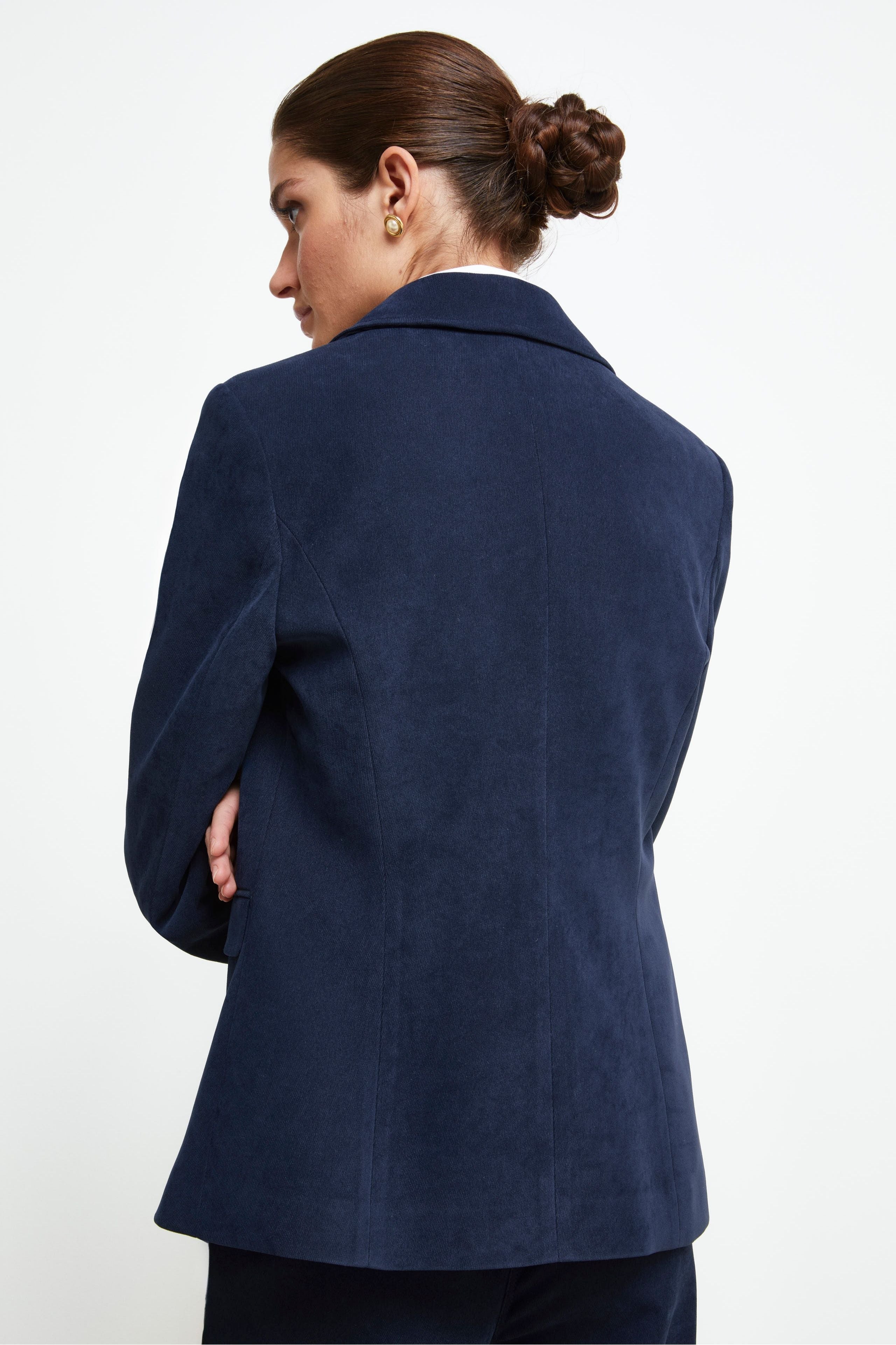 Veste Monopli en Velours - BLEU