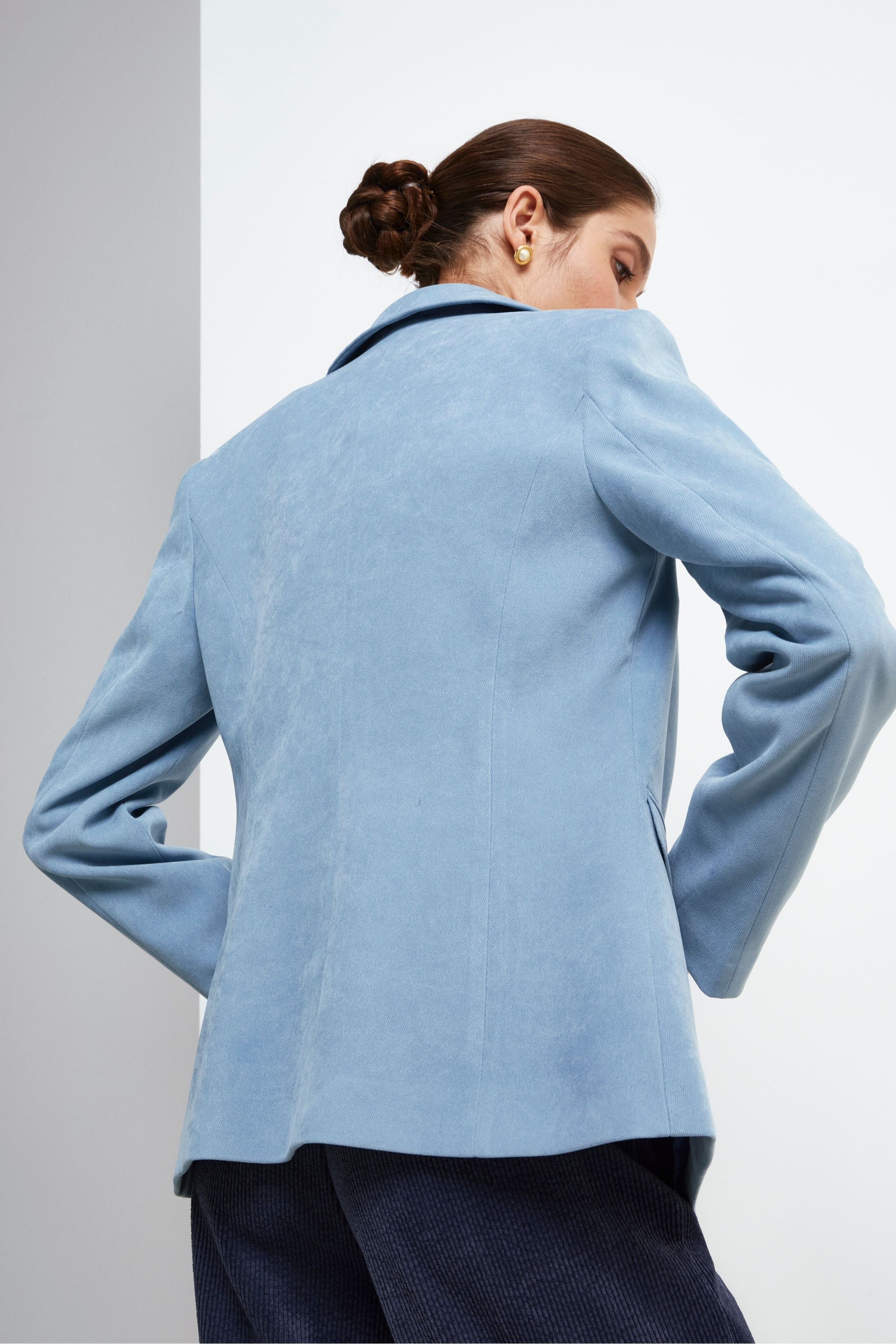 Veste Monopli en Velours - BLEU COBALT