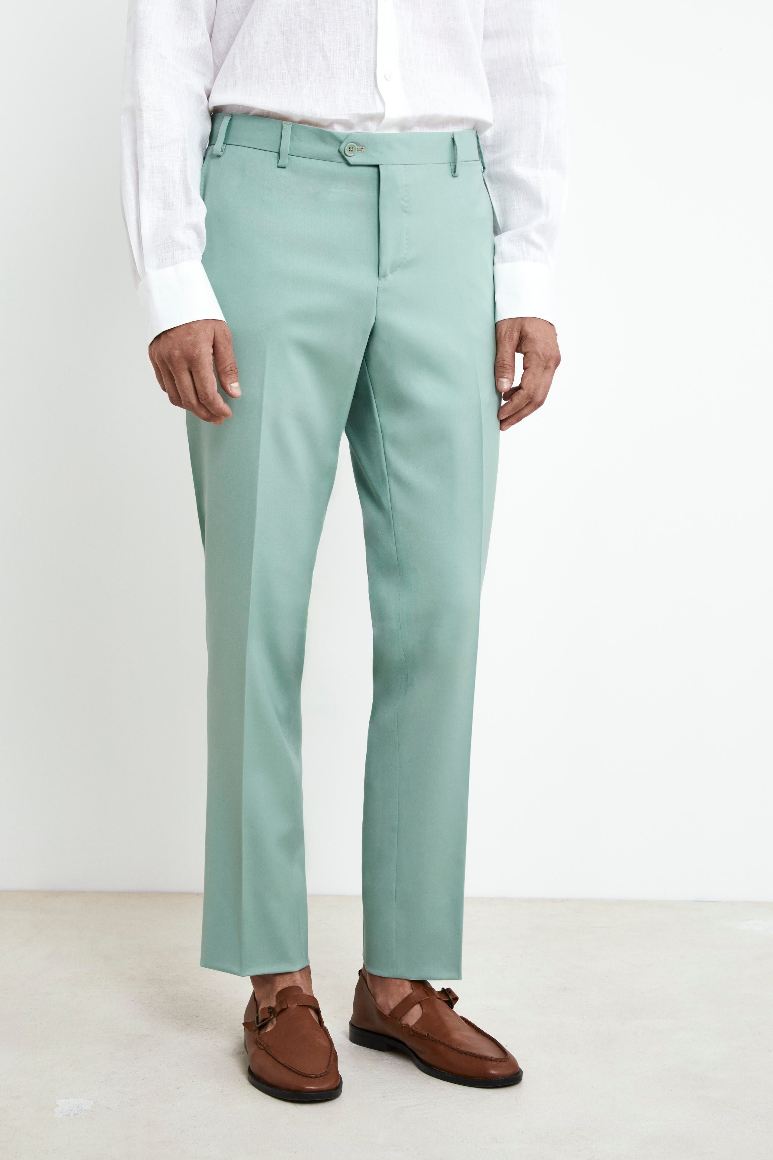 Structured Green Suit - Sage green