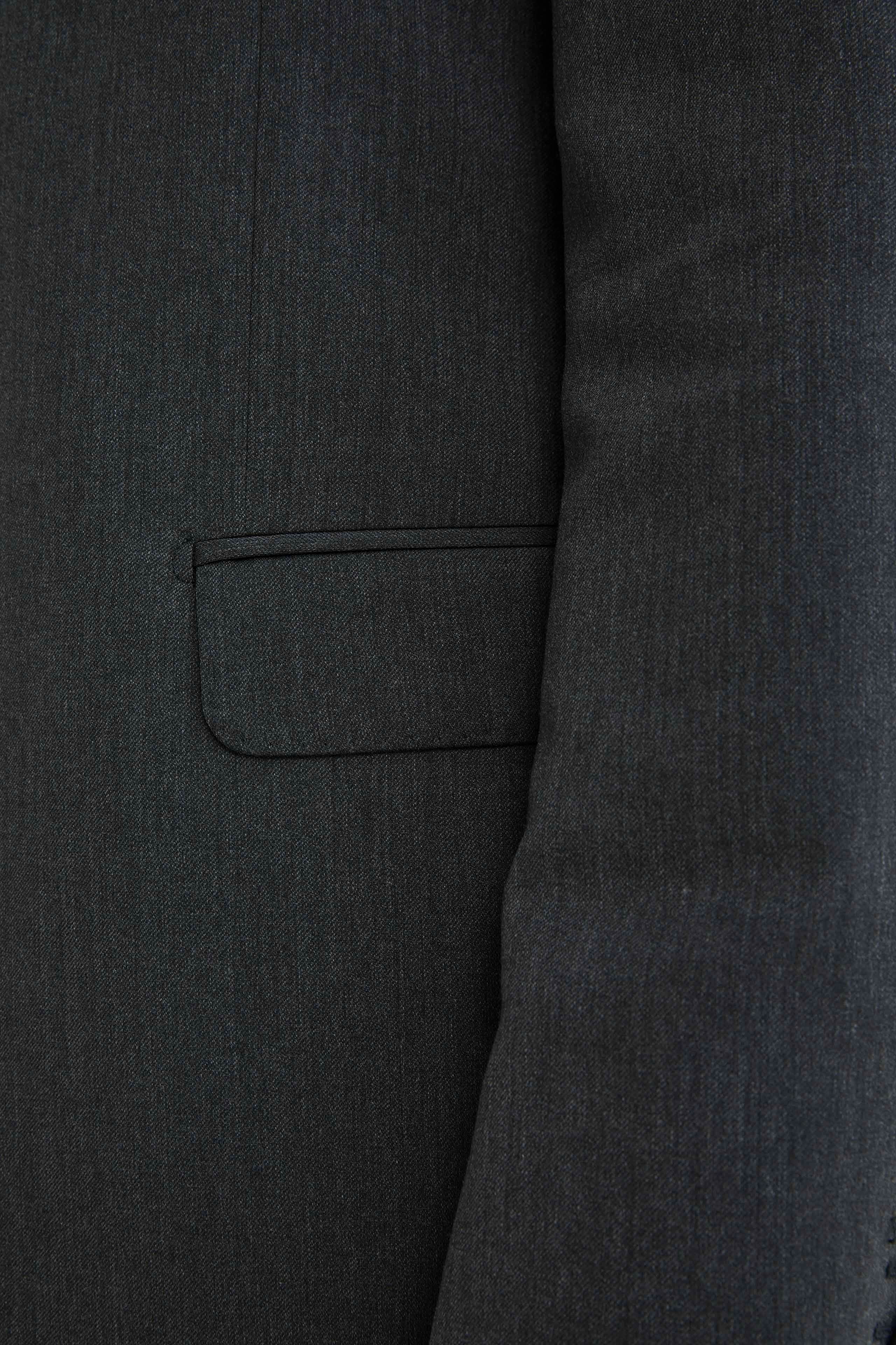 Anthracite wool Suit - Charcoal grey