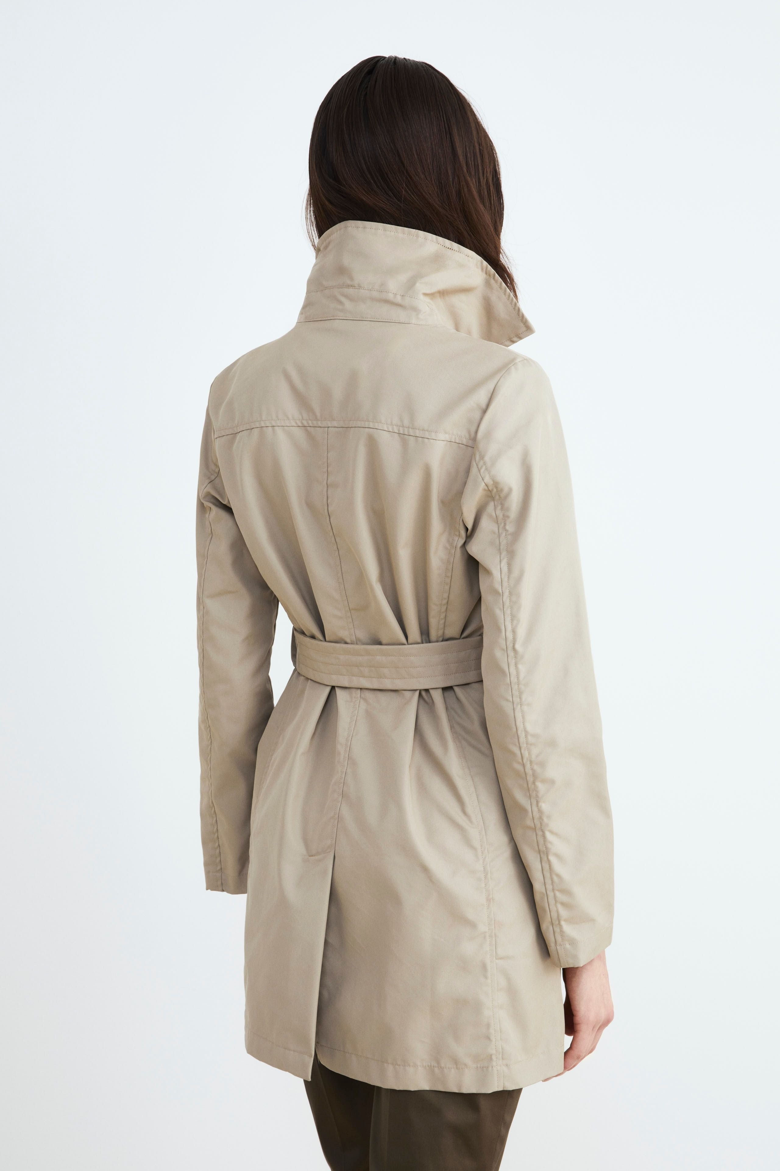 Élégant trench-coat pour femmes - Brun sable