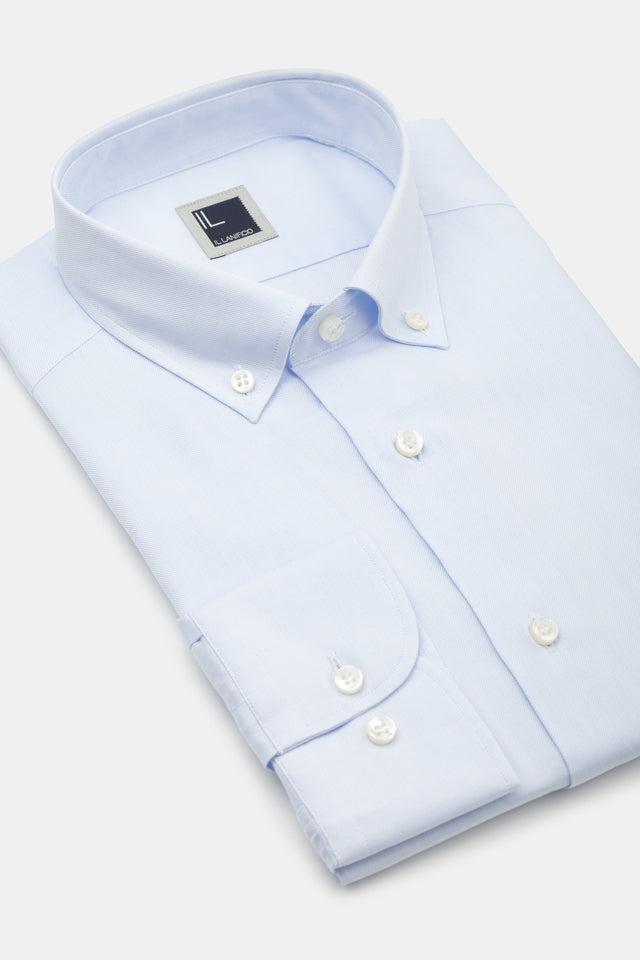 Oxford slim shirt - Light blue