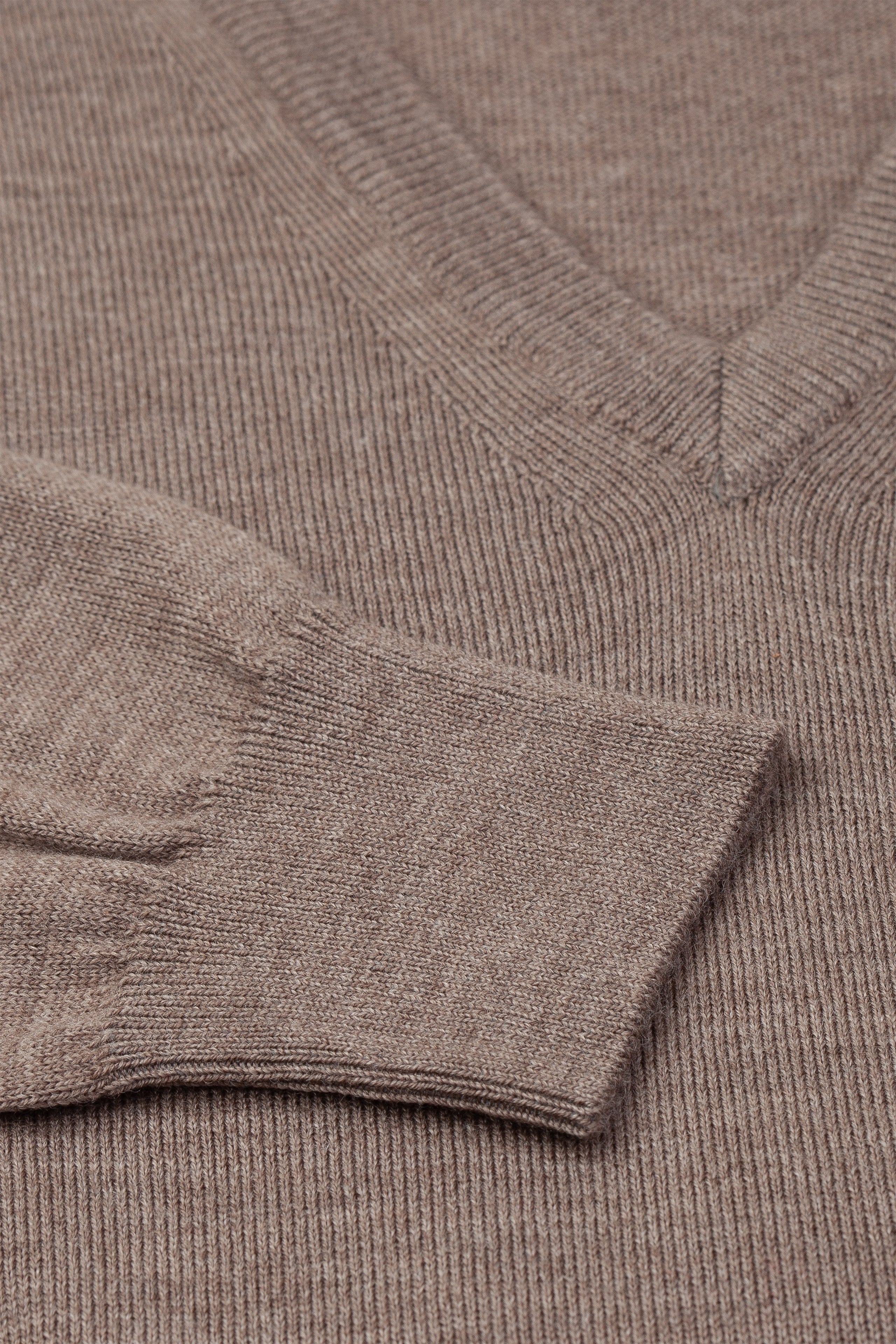 Wool V-neck jumper - gray