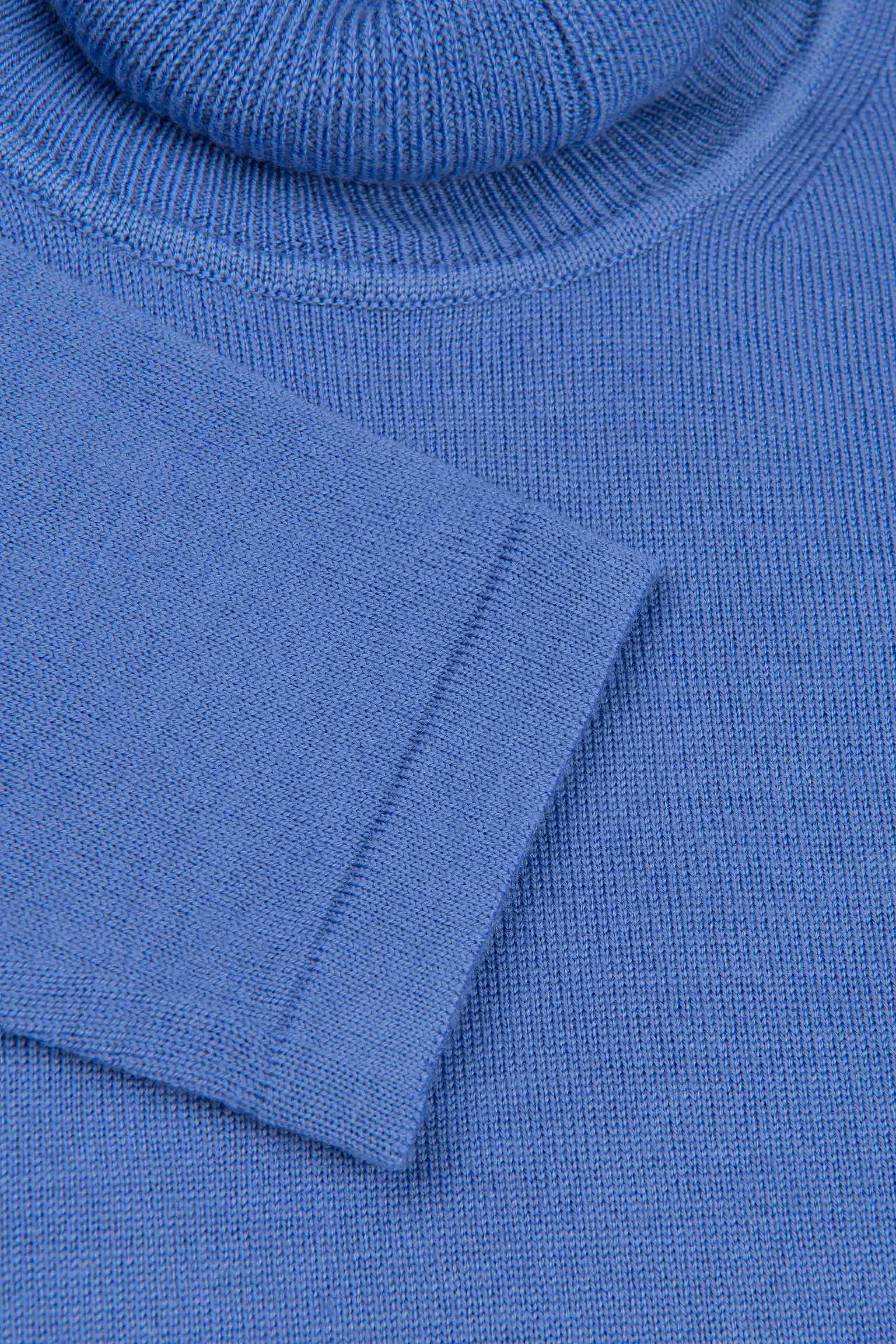 Wool turtleneck - Perwinkle