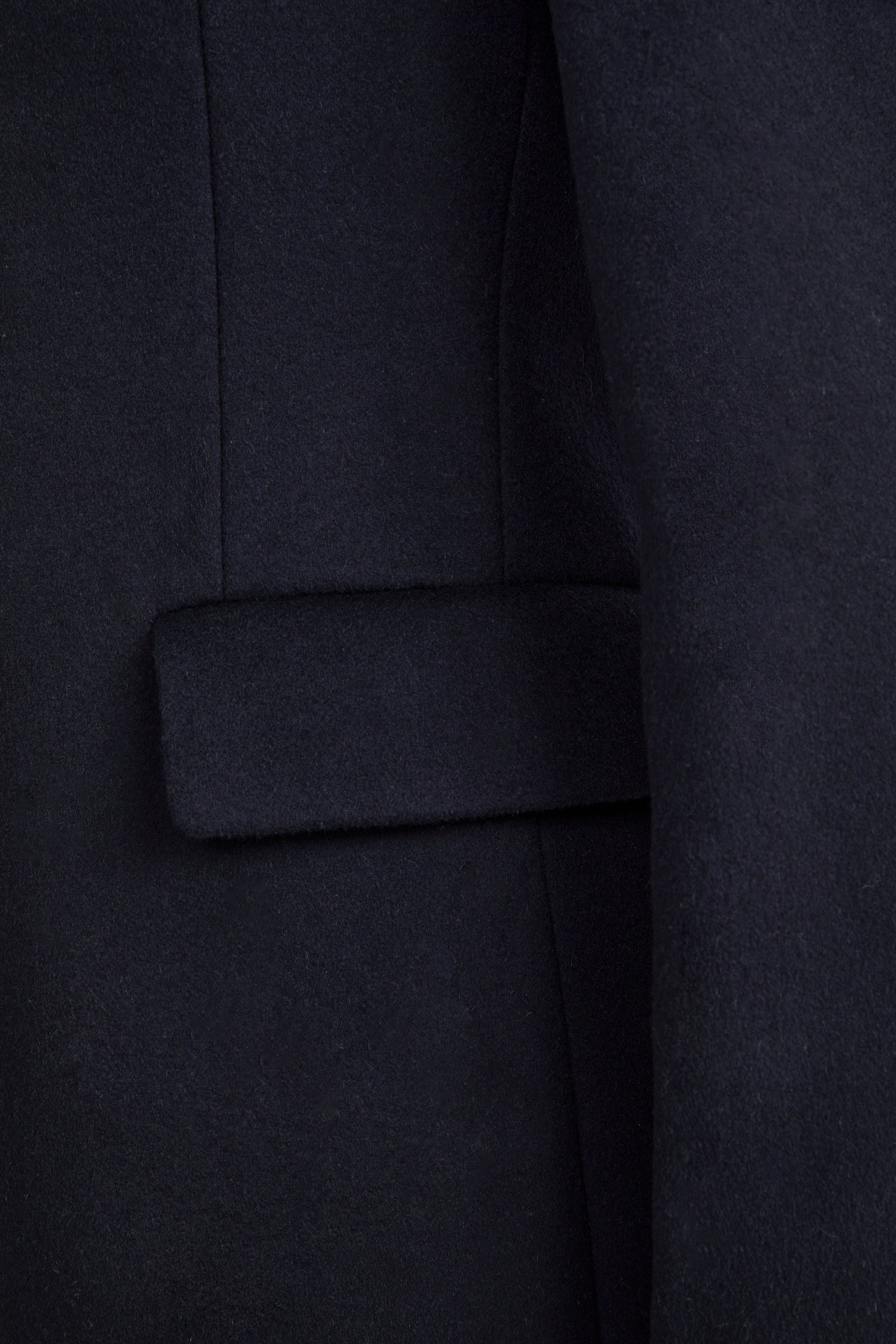 Coat in wool and cashmere - BLUE