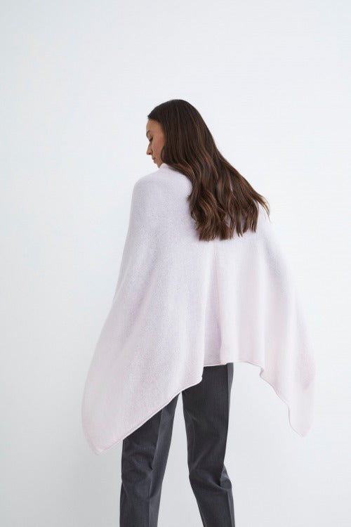 Cashmere cape - PINK