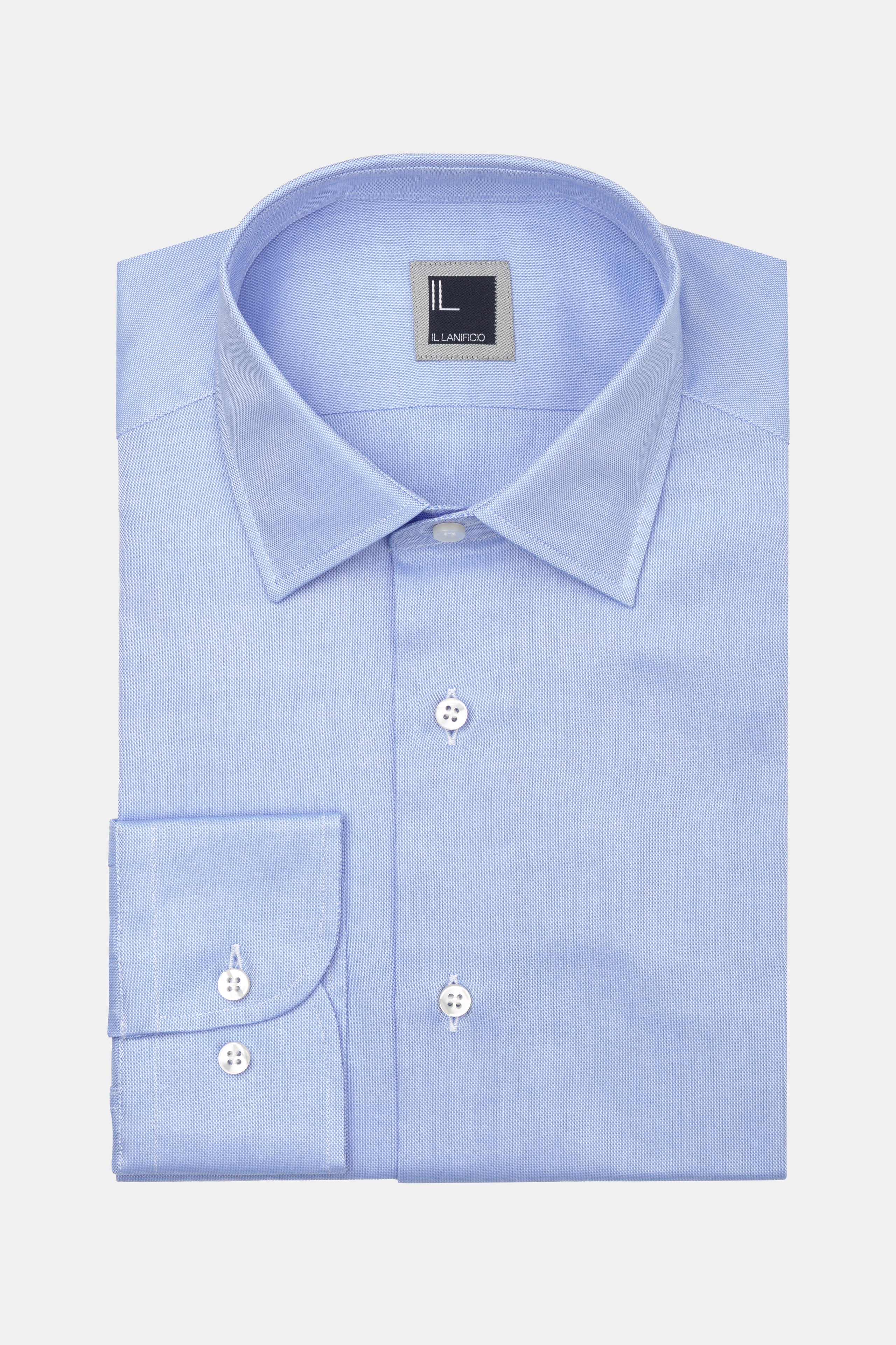 Chemise slim oxford - BLEU CLAIR