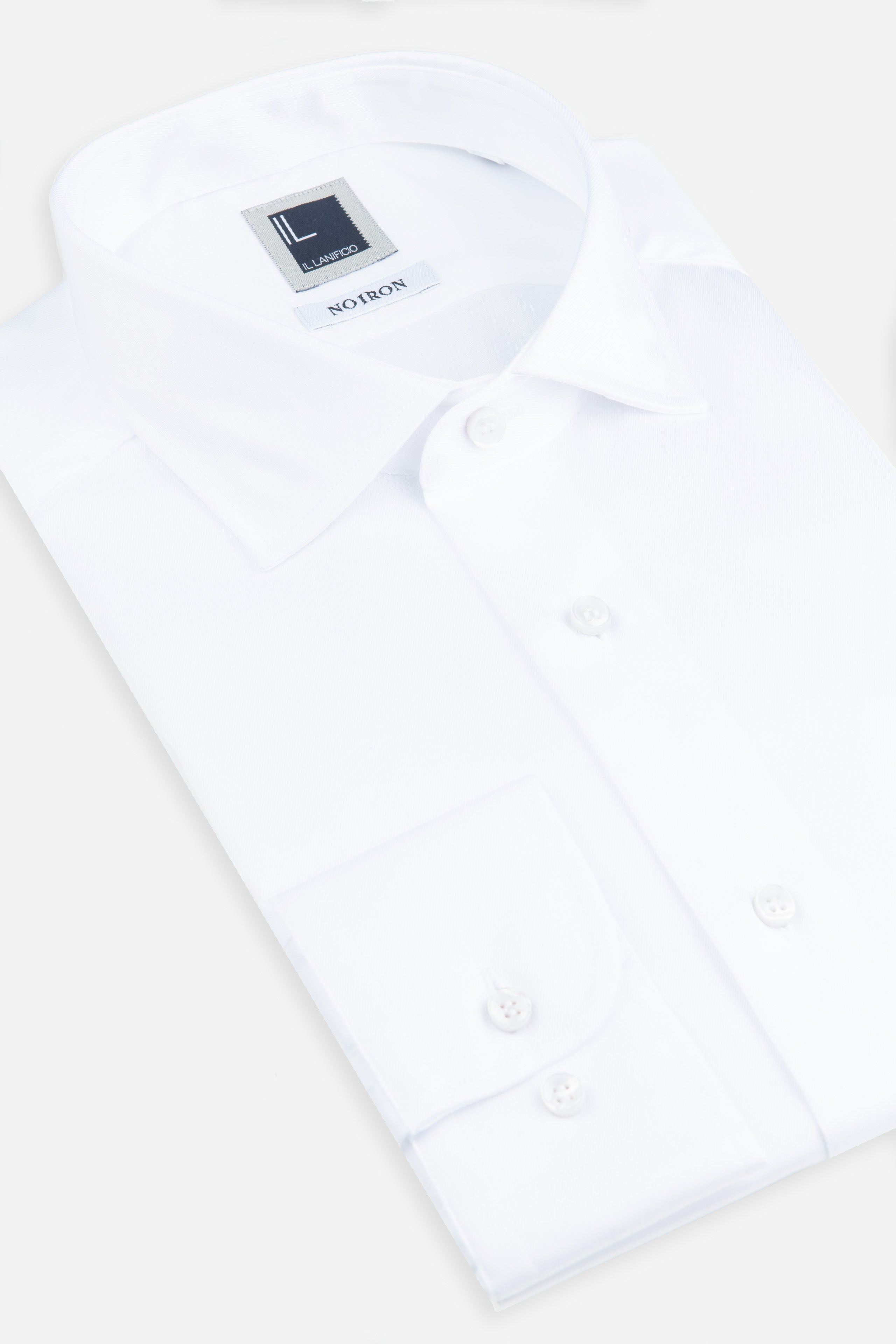 Chemise slim sans repassage - BLANC