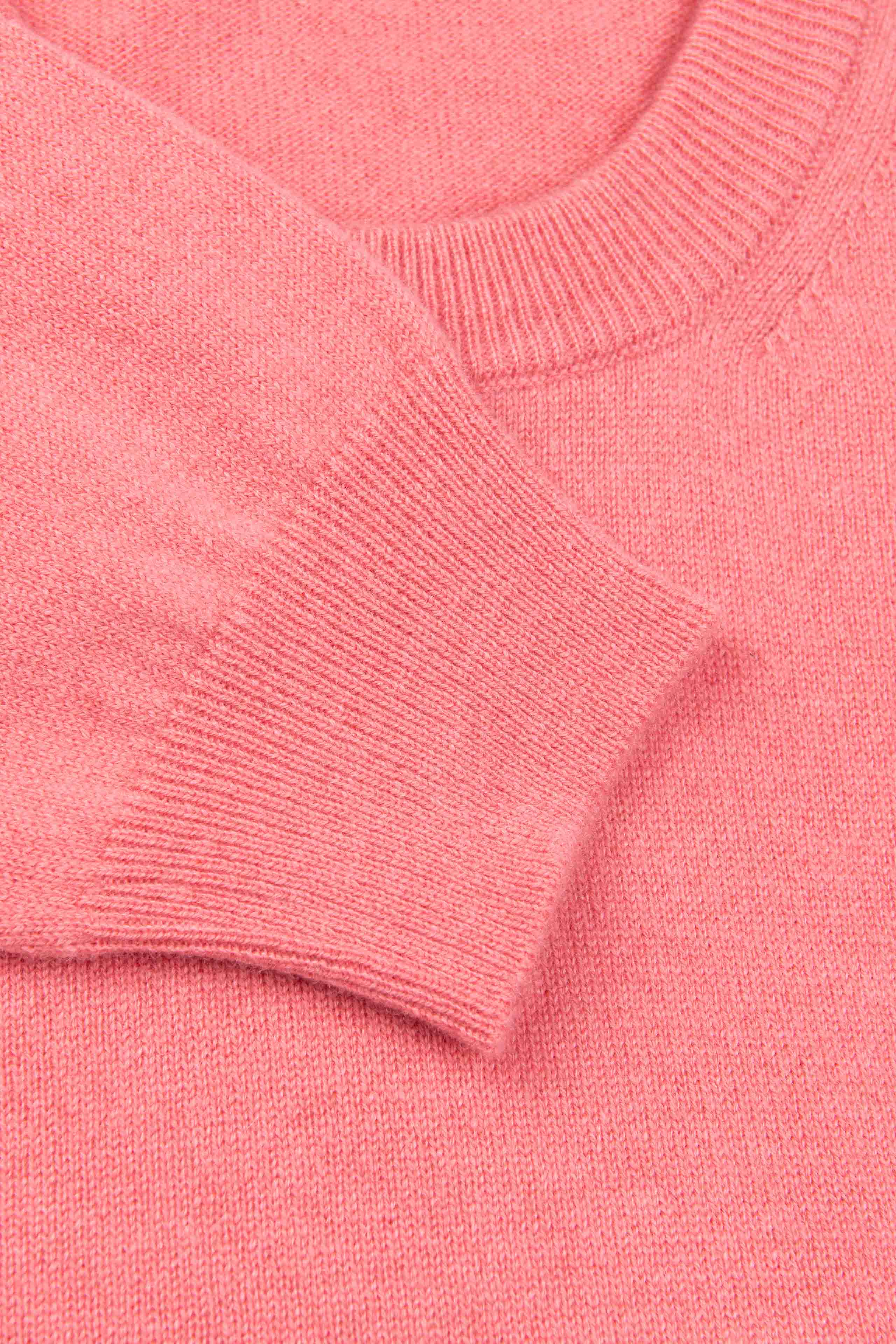 Rundhalsausschnitt-Pullover aus Kaschmir - PINKE