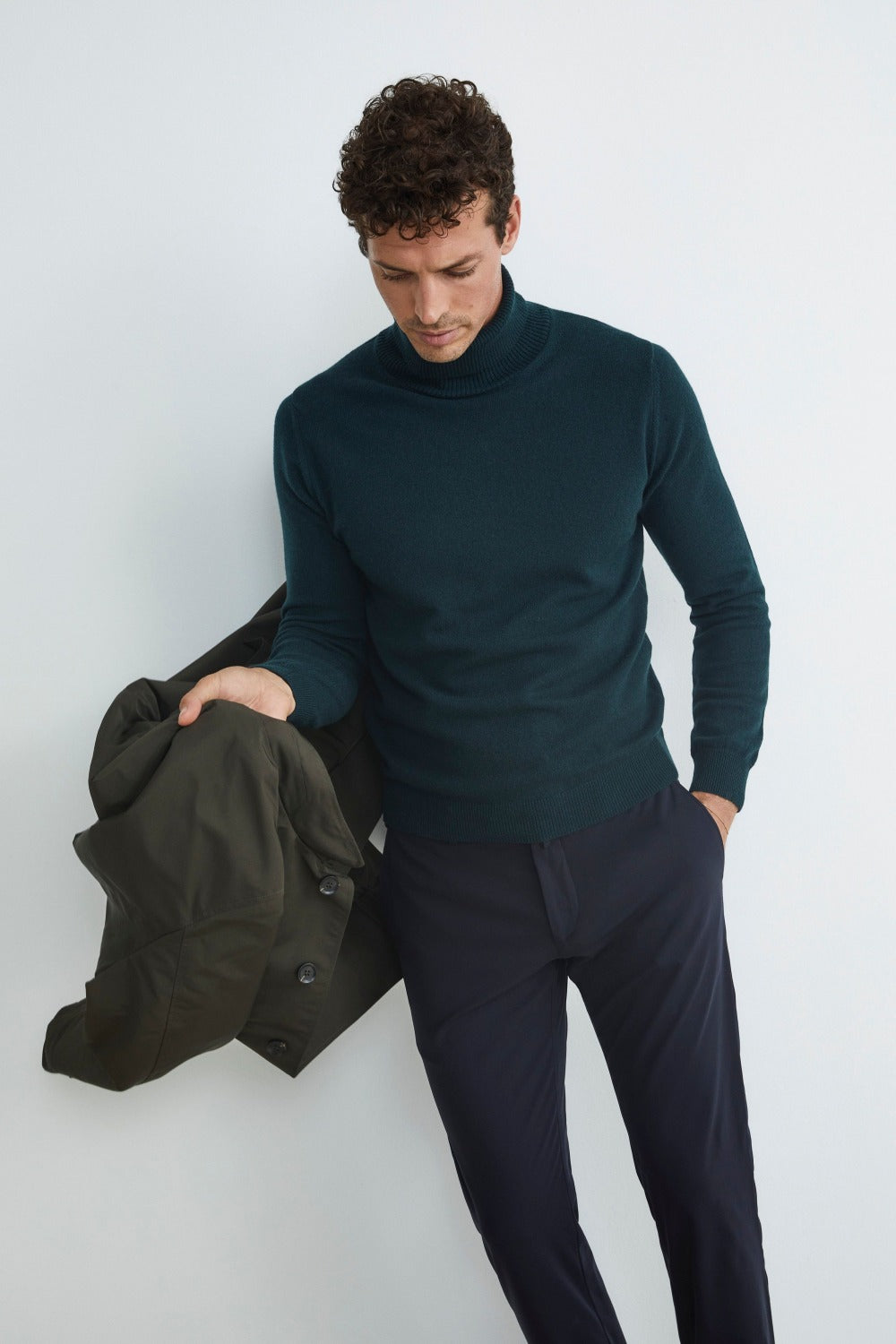 Cashmere turtleneck - Green