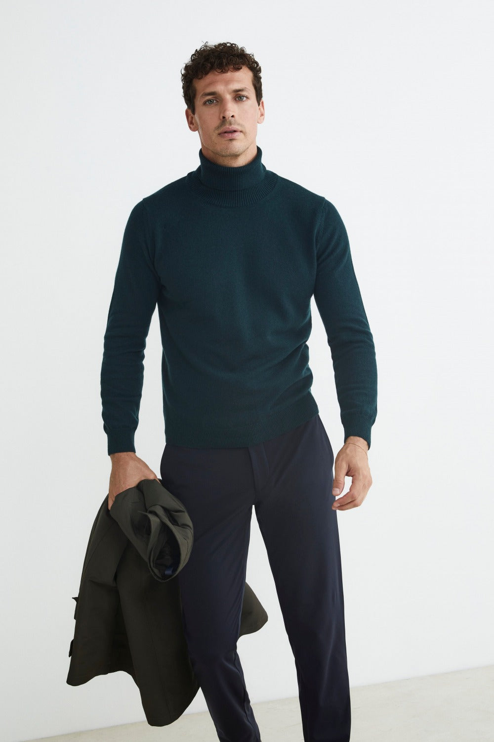 Cashmere turtleneck - Green