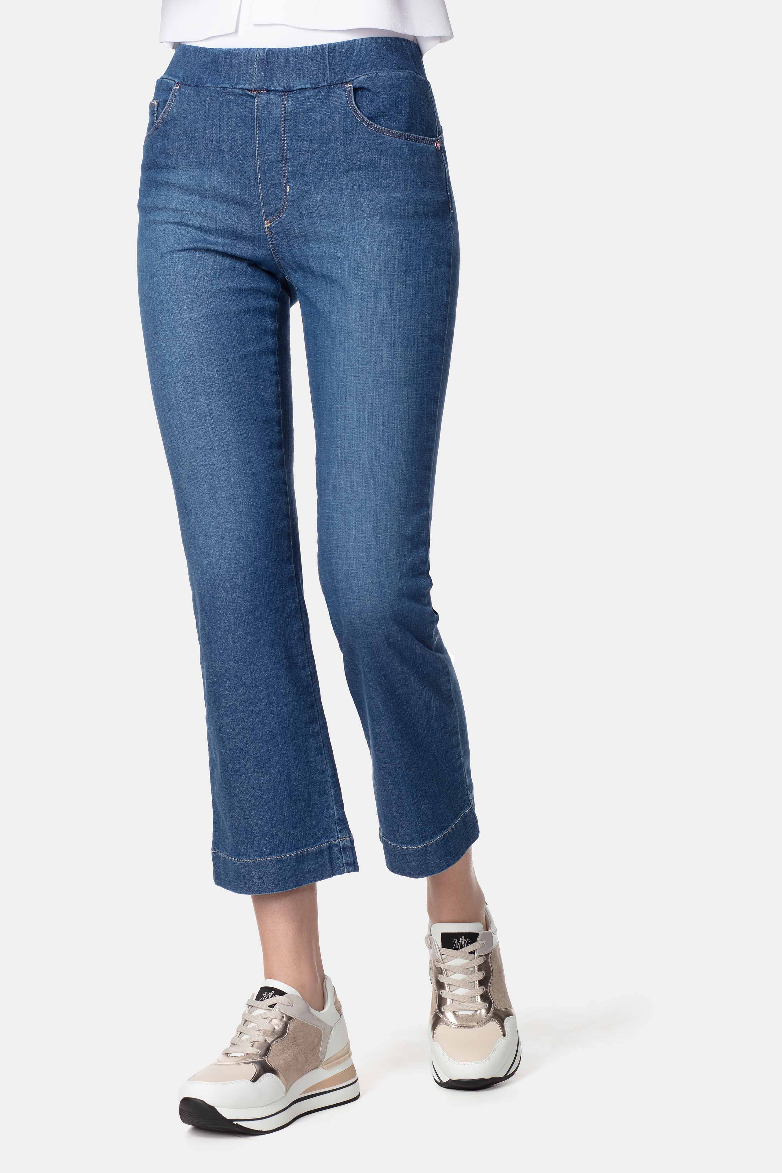 Capri denim trousers - DENIM