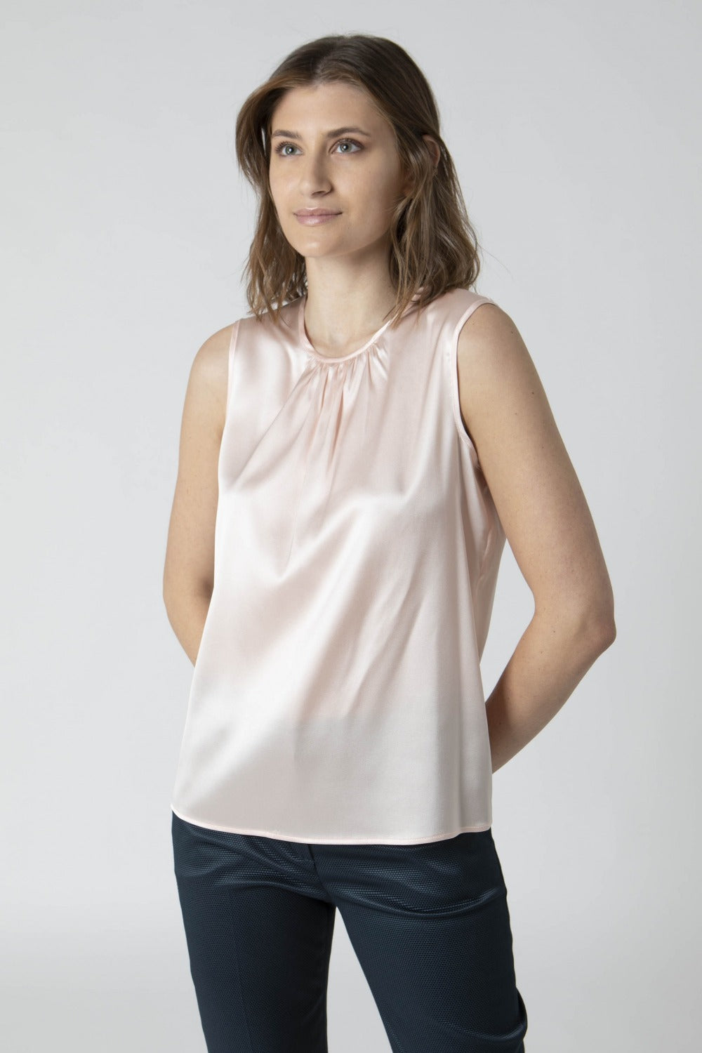 Silk Top - PINK