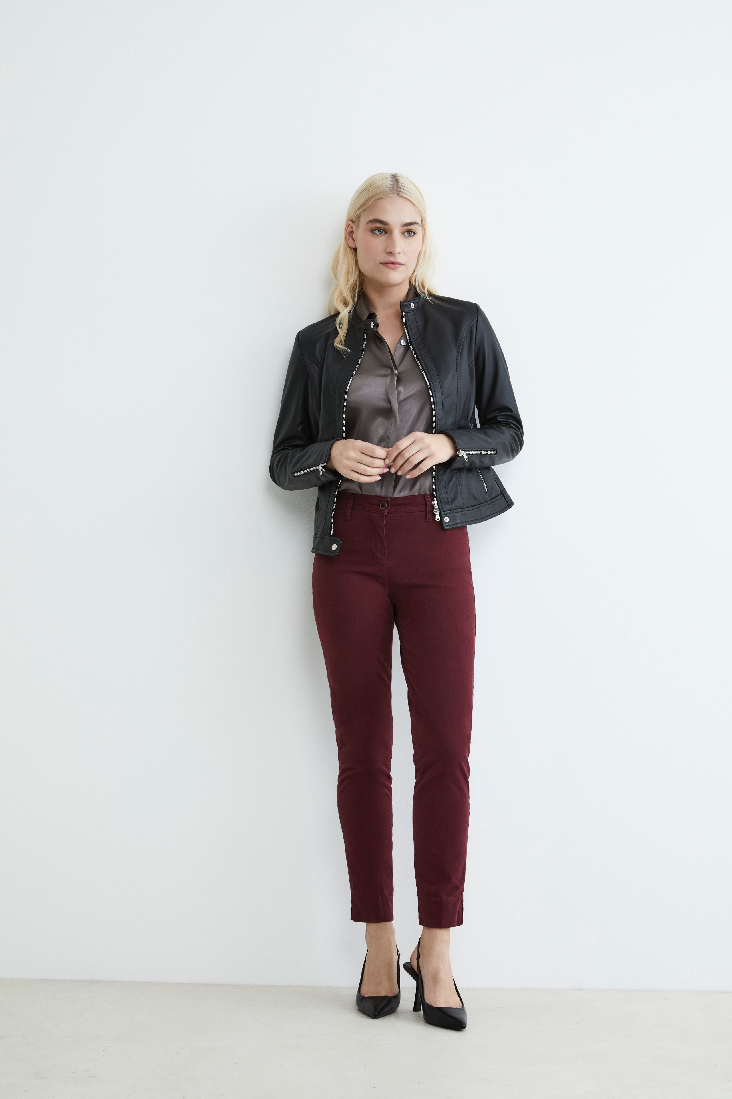 Pantalon classique pour femmes - Bourgogne