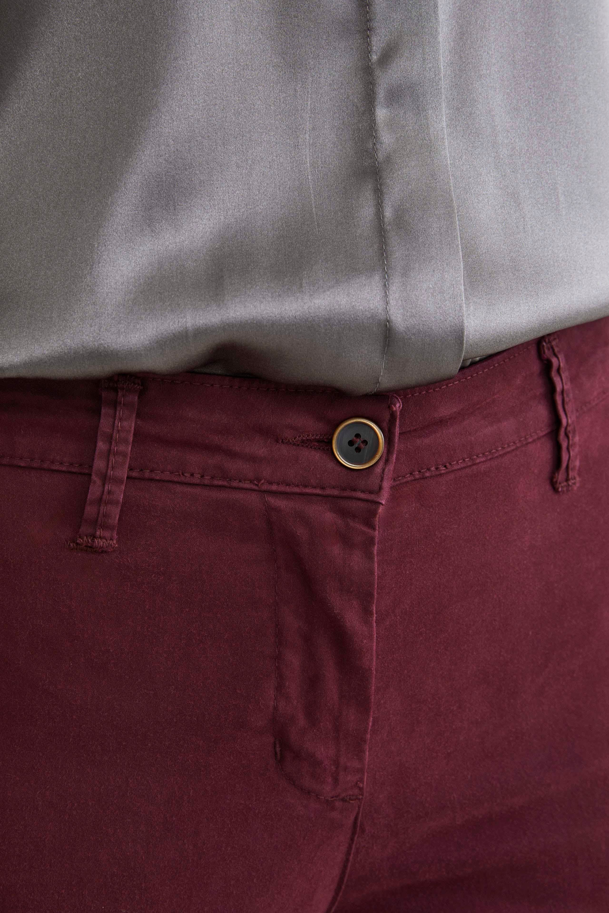 Classic women’s trousers - Burgundy