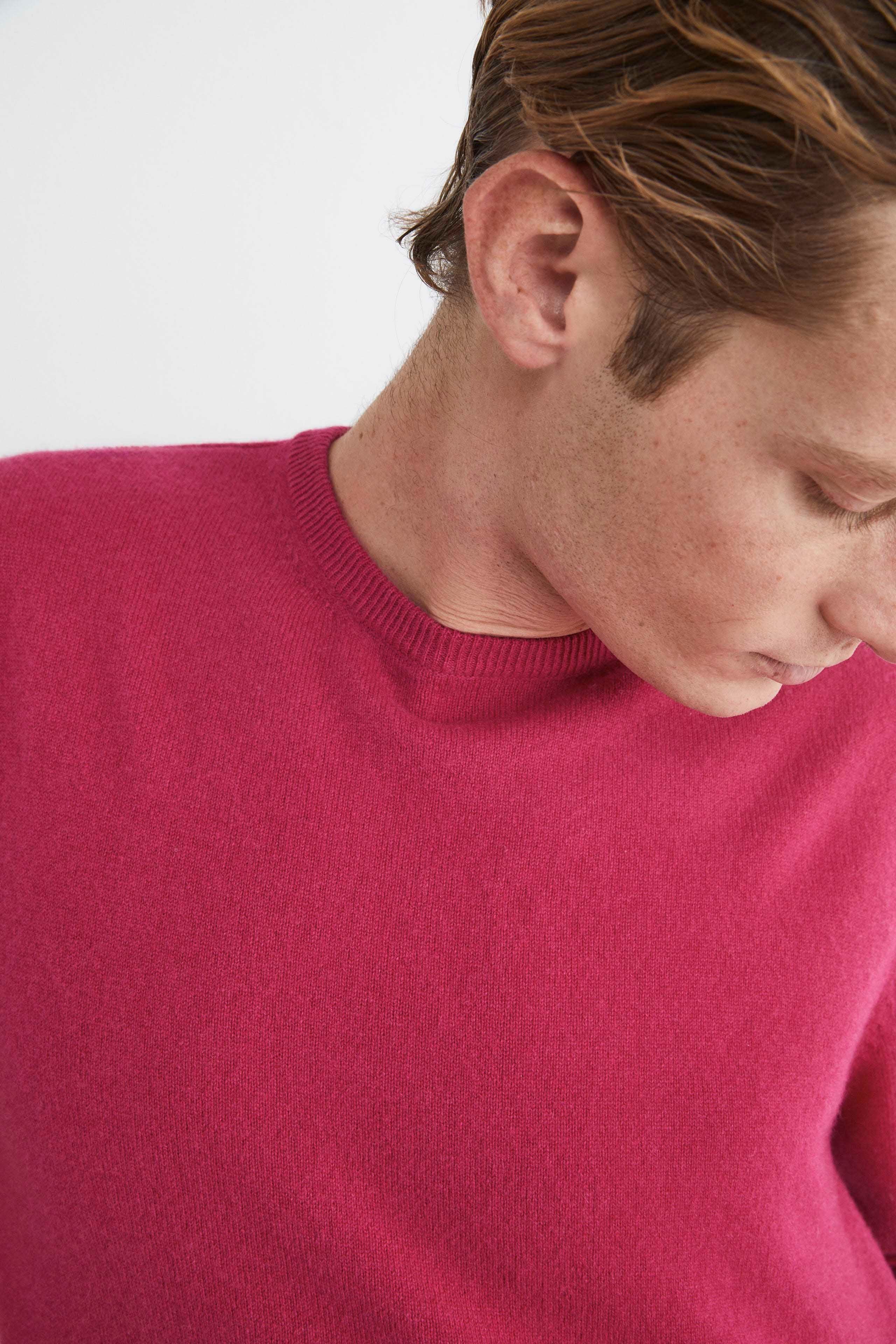 Fine cashmere sweater - Strawberry pink