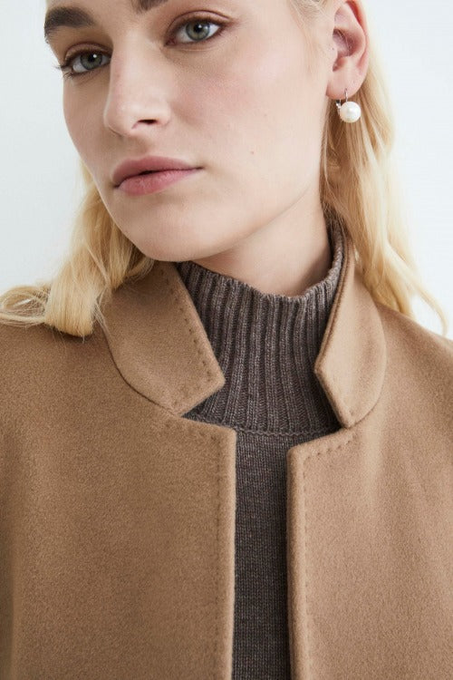 Women’s cashmere coat - CAMEL