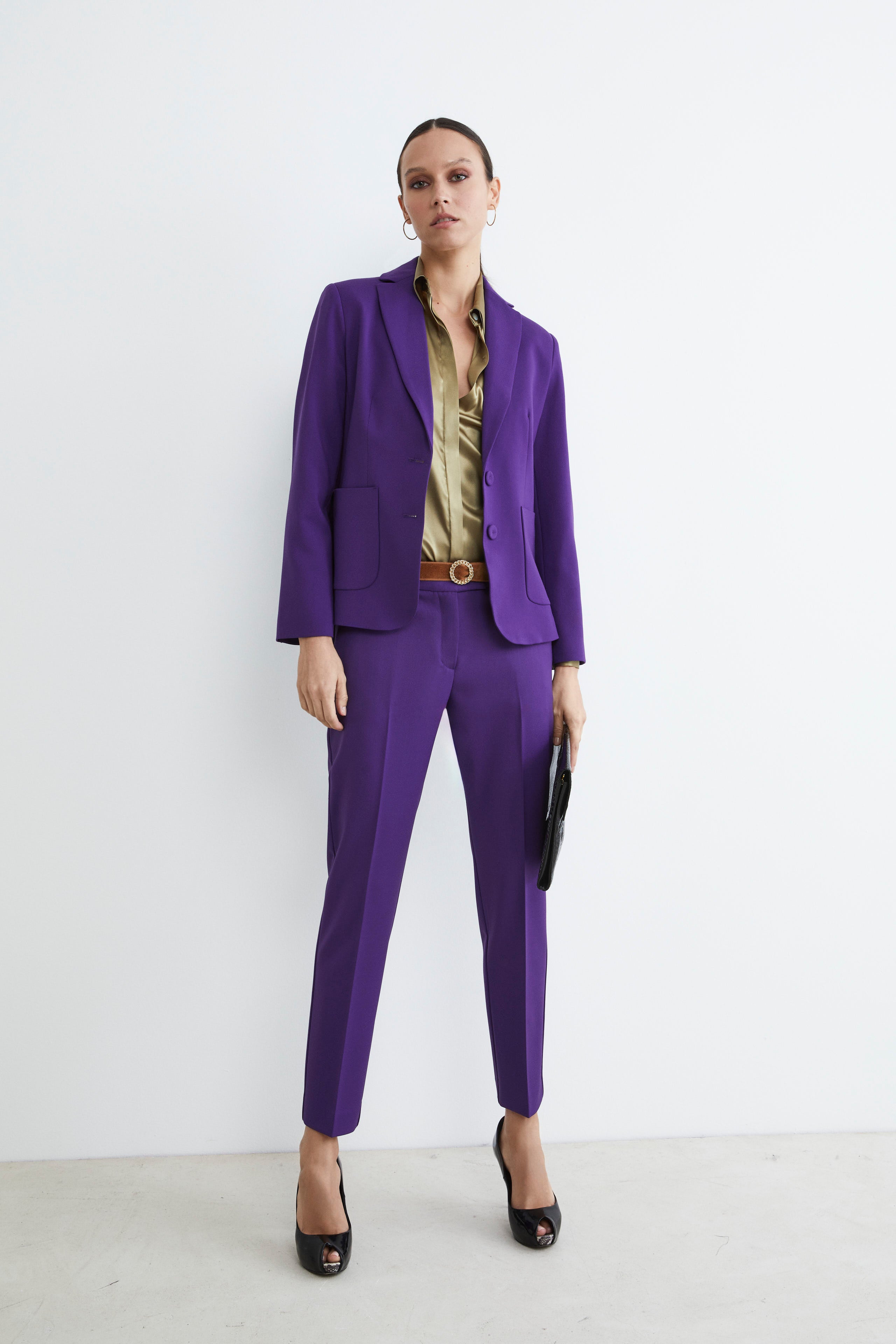 Women’s wool suit - Purple