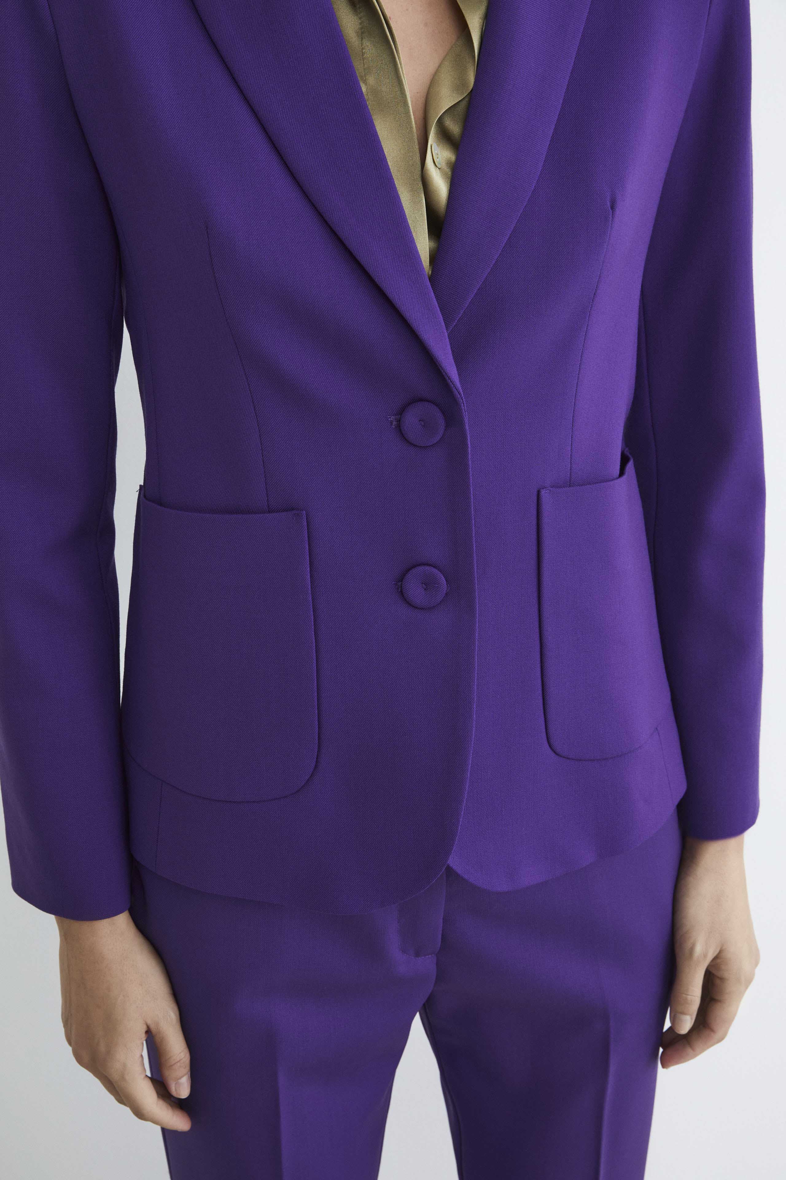 Women’s wool suit - Purple