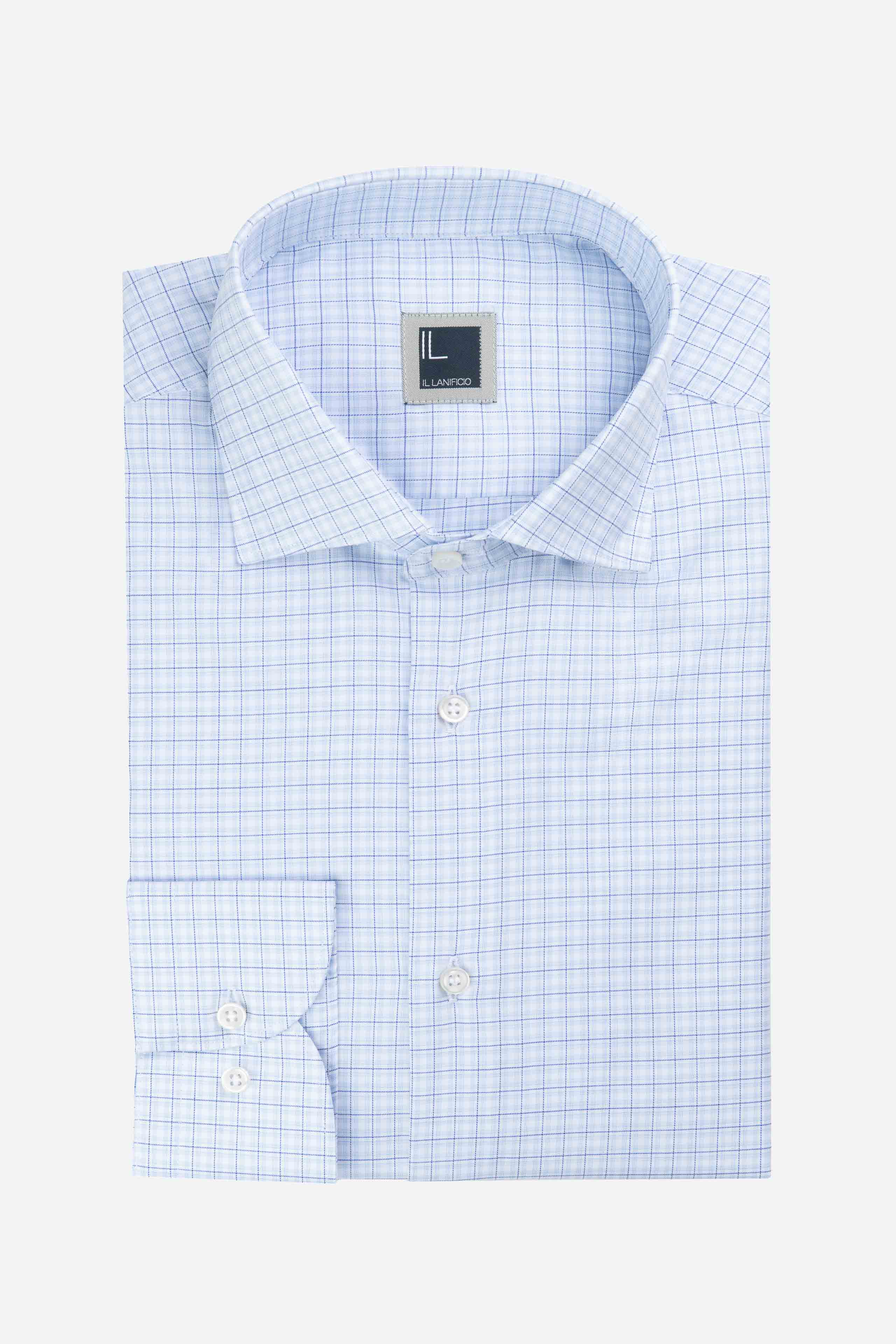 Checked shirt - Light blue check