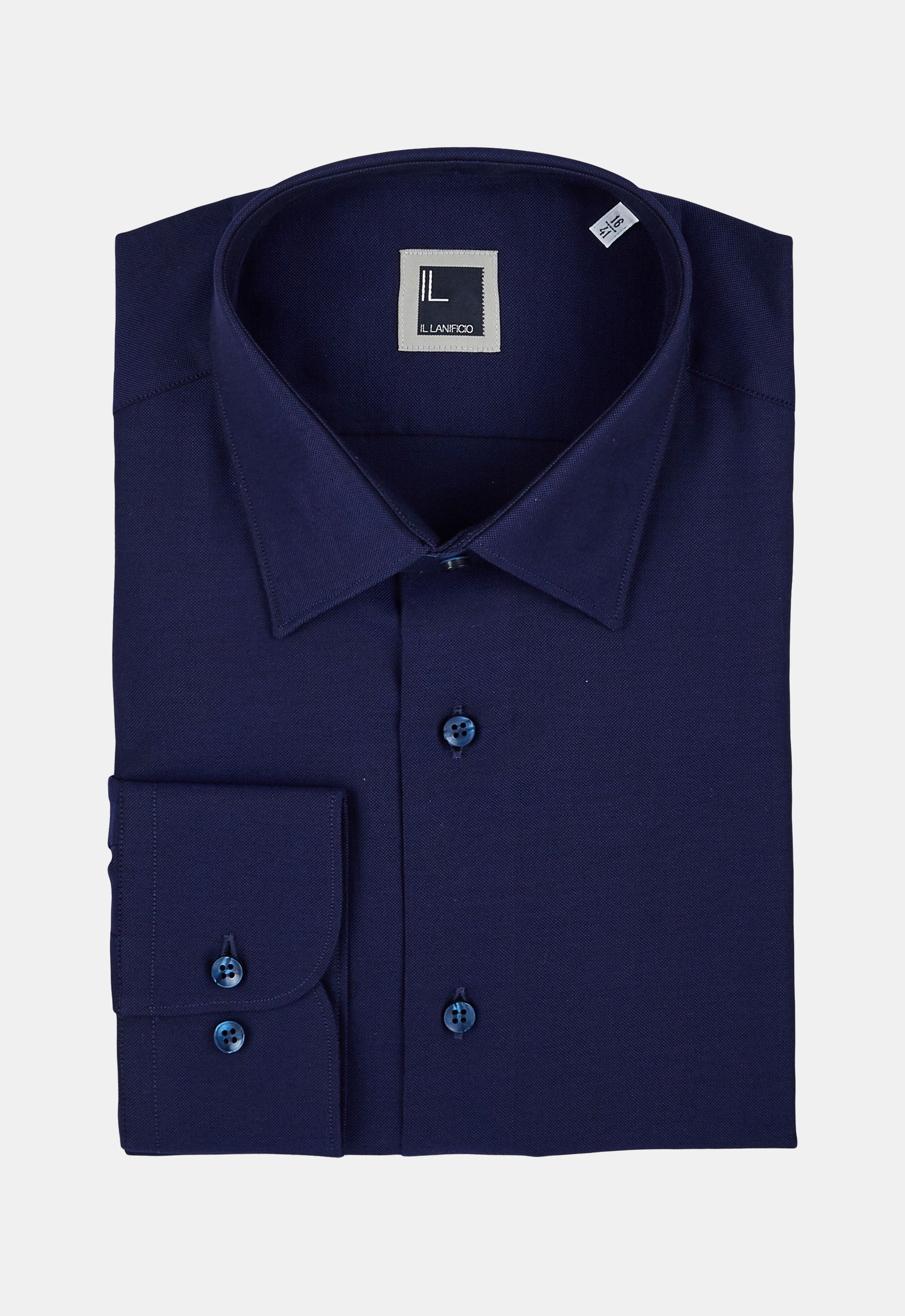 Chemise oxford à coupe régulière - BLEU